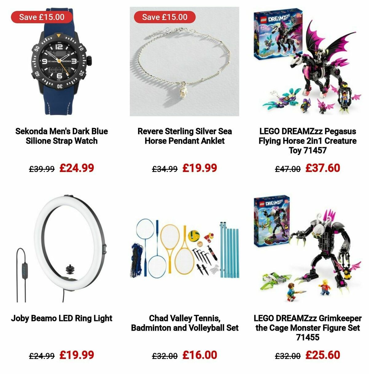 Argos Offers from 2 January