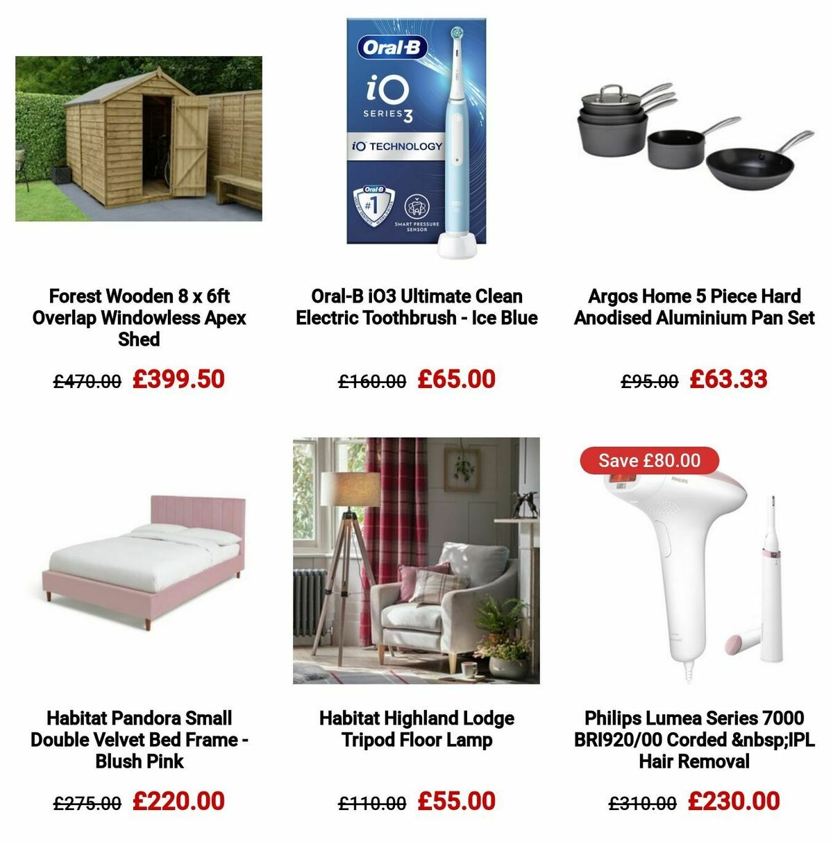 Argos Offers from 2 January