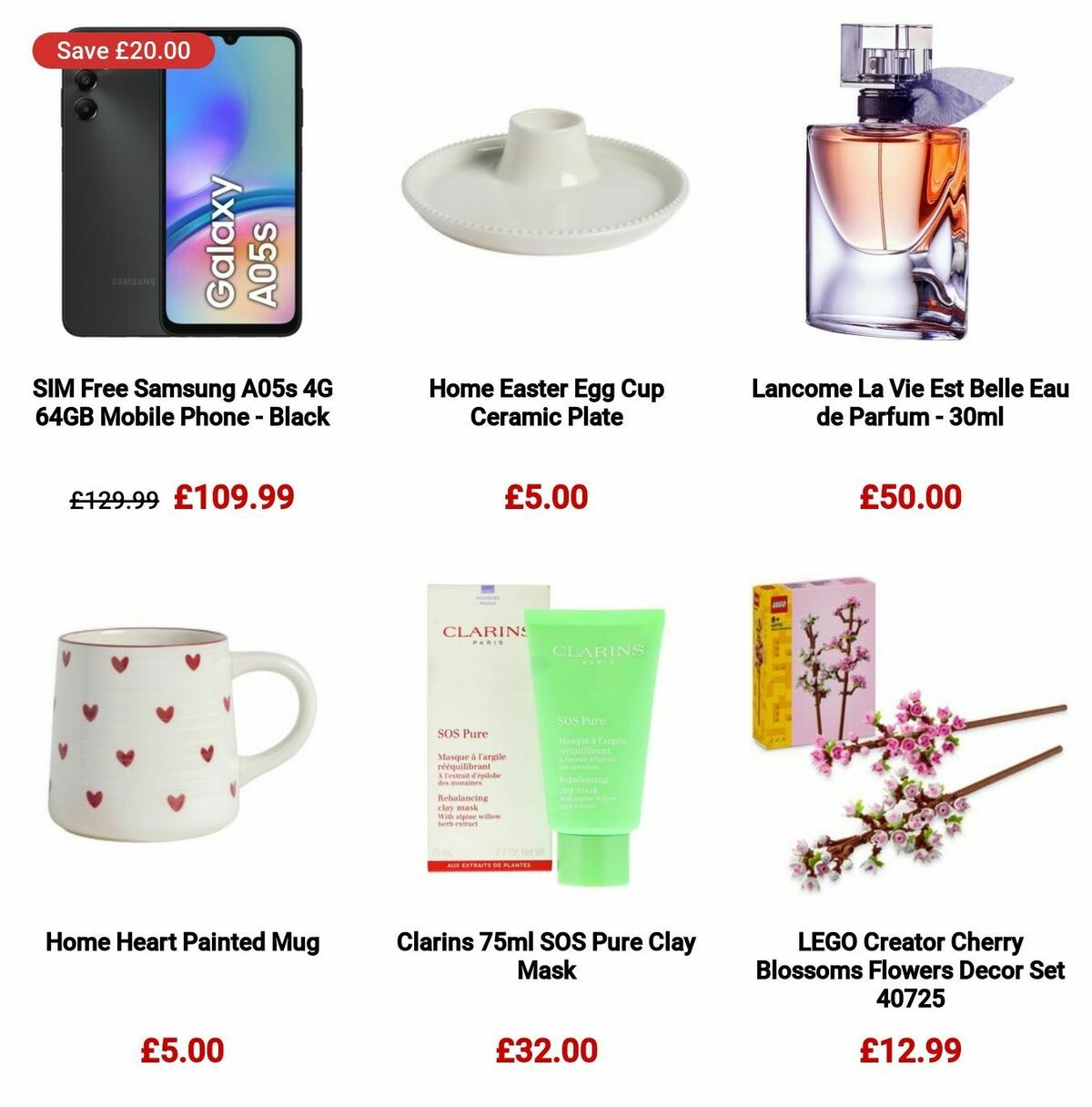 Argos Valentine's Day Offers from 22 January