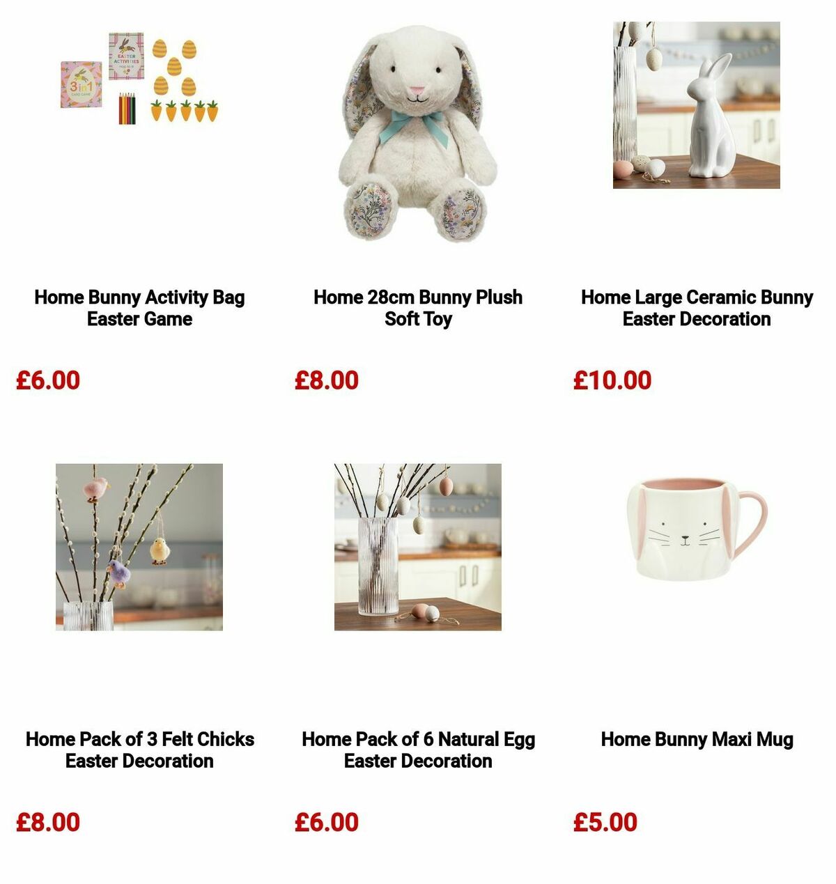 Argos Easter Offers from 11 March