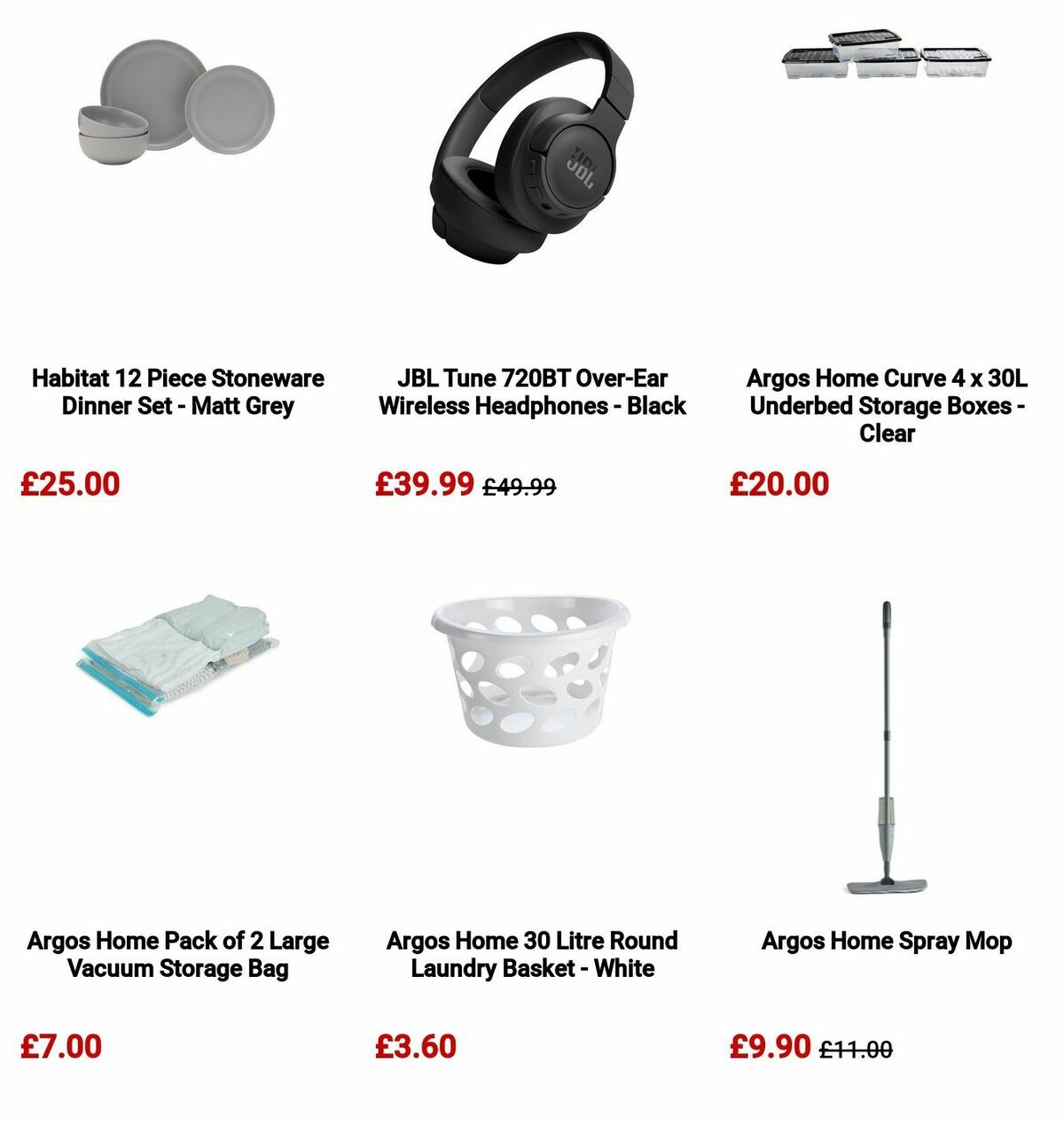 Argos Offers from 6 August