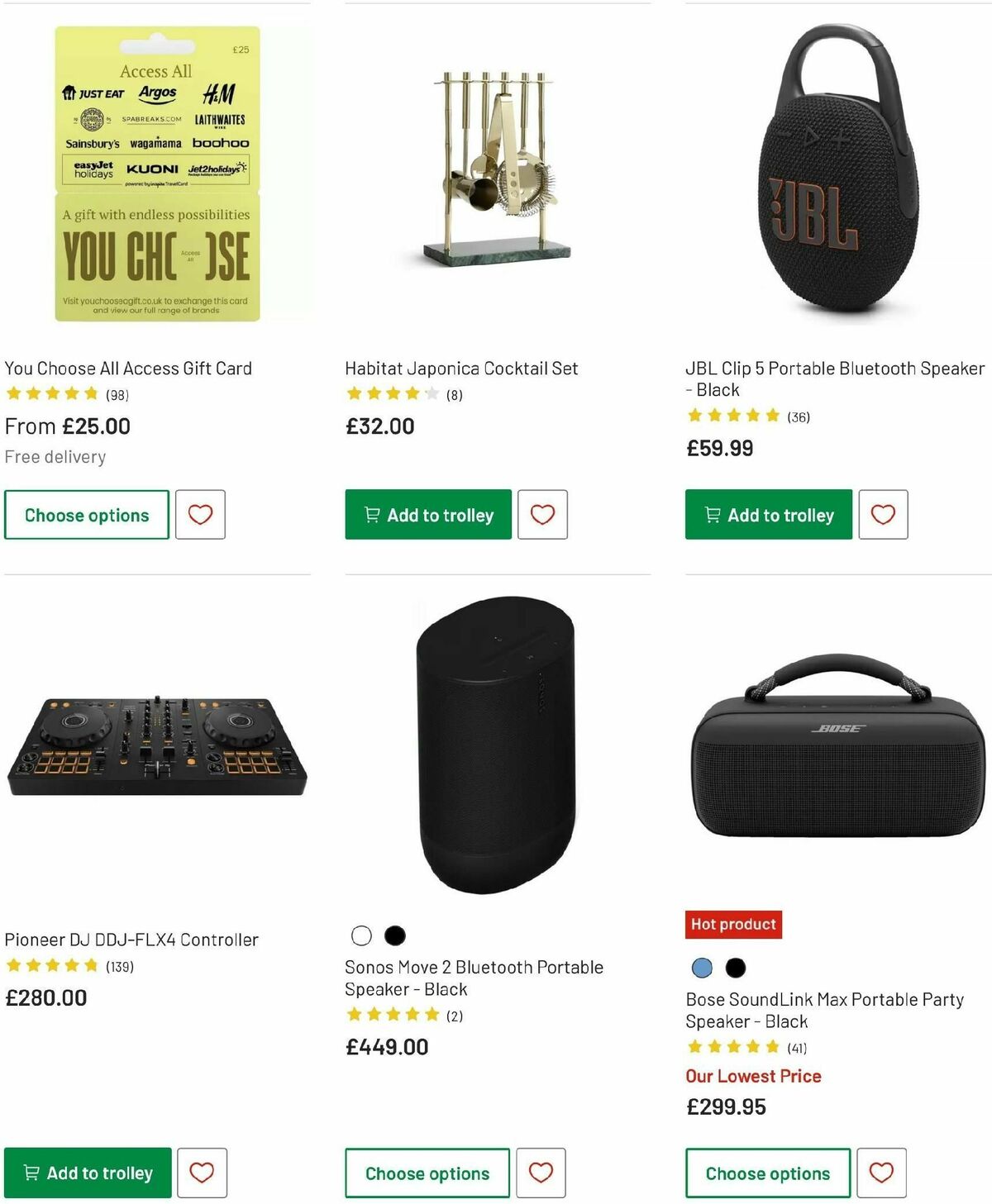 Argos Offers from 9 December