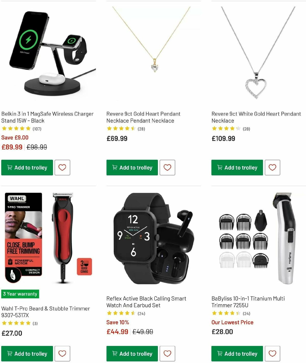 Argos Offers from 9 December