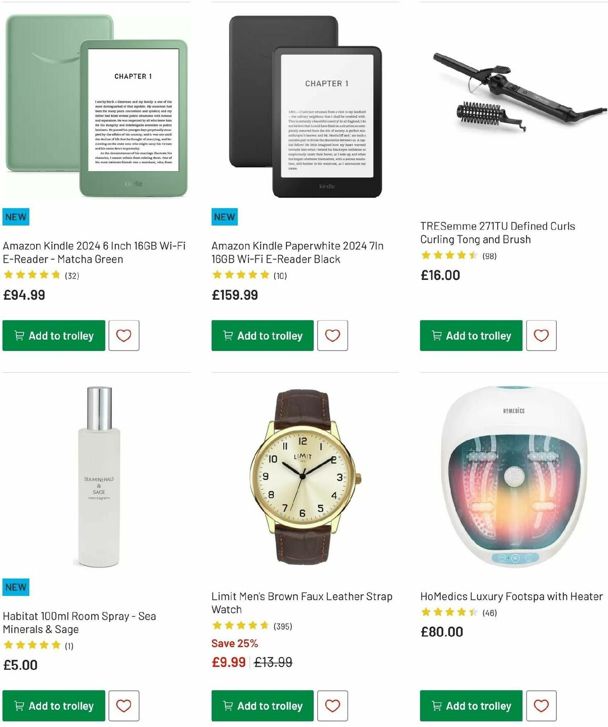 Argos Offers from 9 December