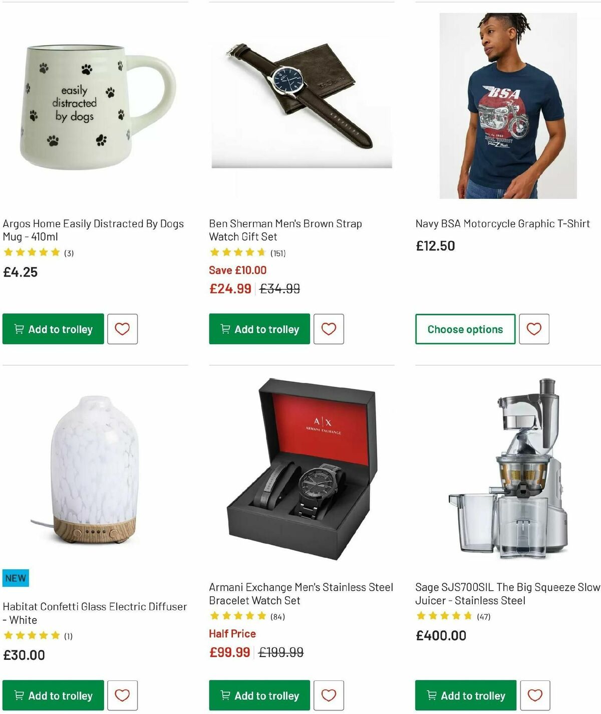 Argos Offers from 9 December