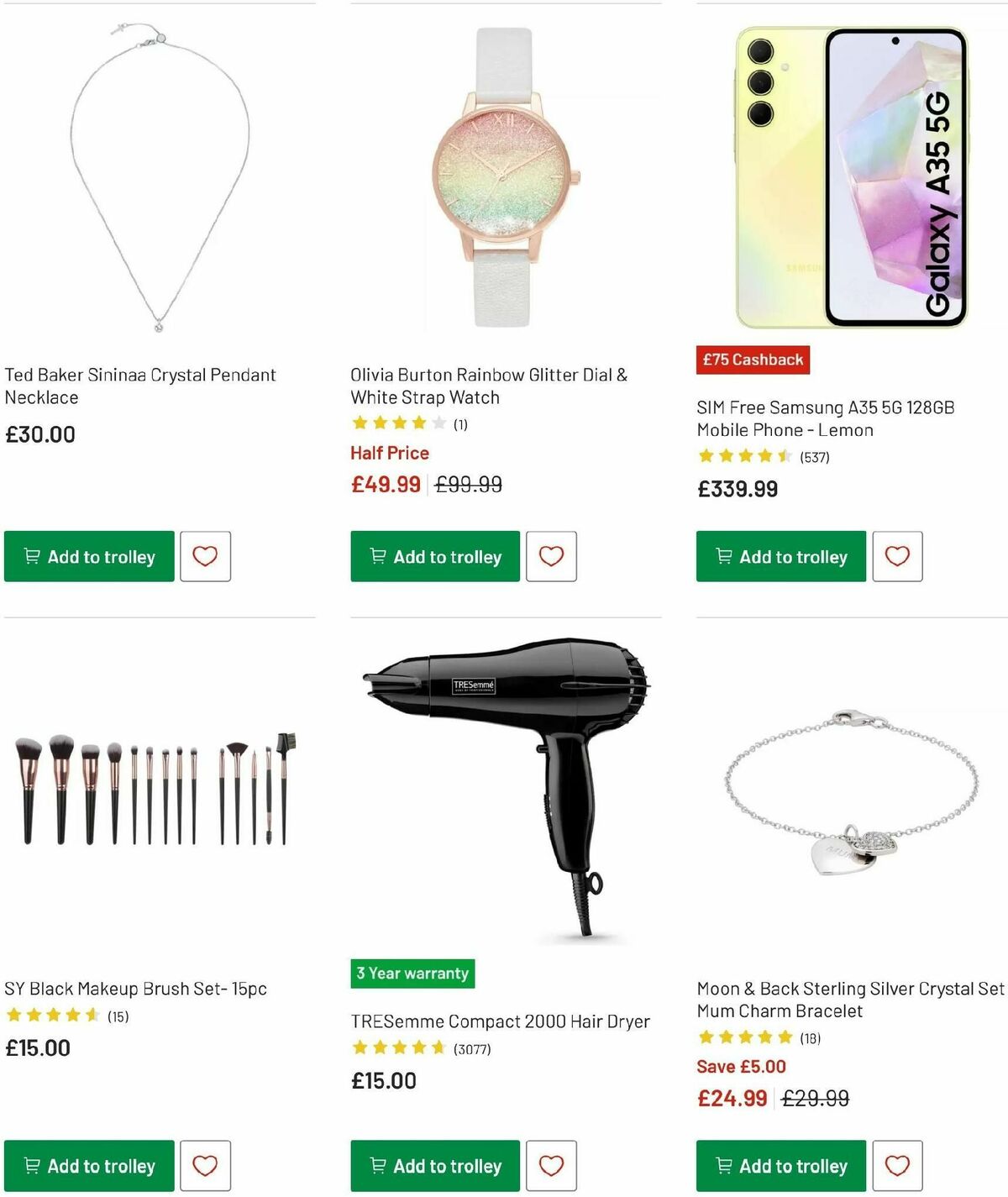 Argos Offers from 9 December