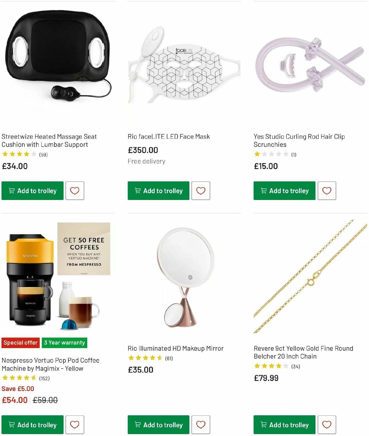 Argos Offers from 9 December