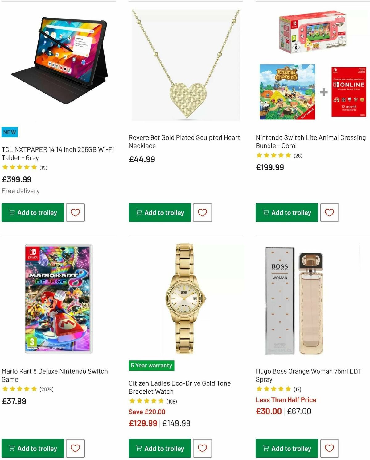 Argos Offers from 9 December