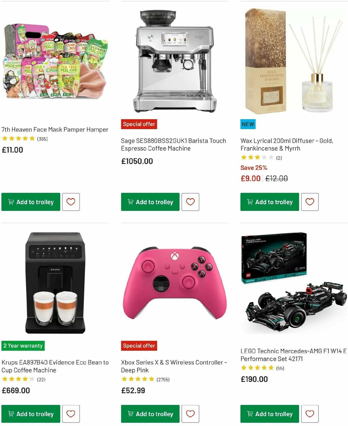 Argos Offers from 9 December