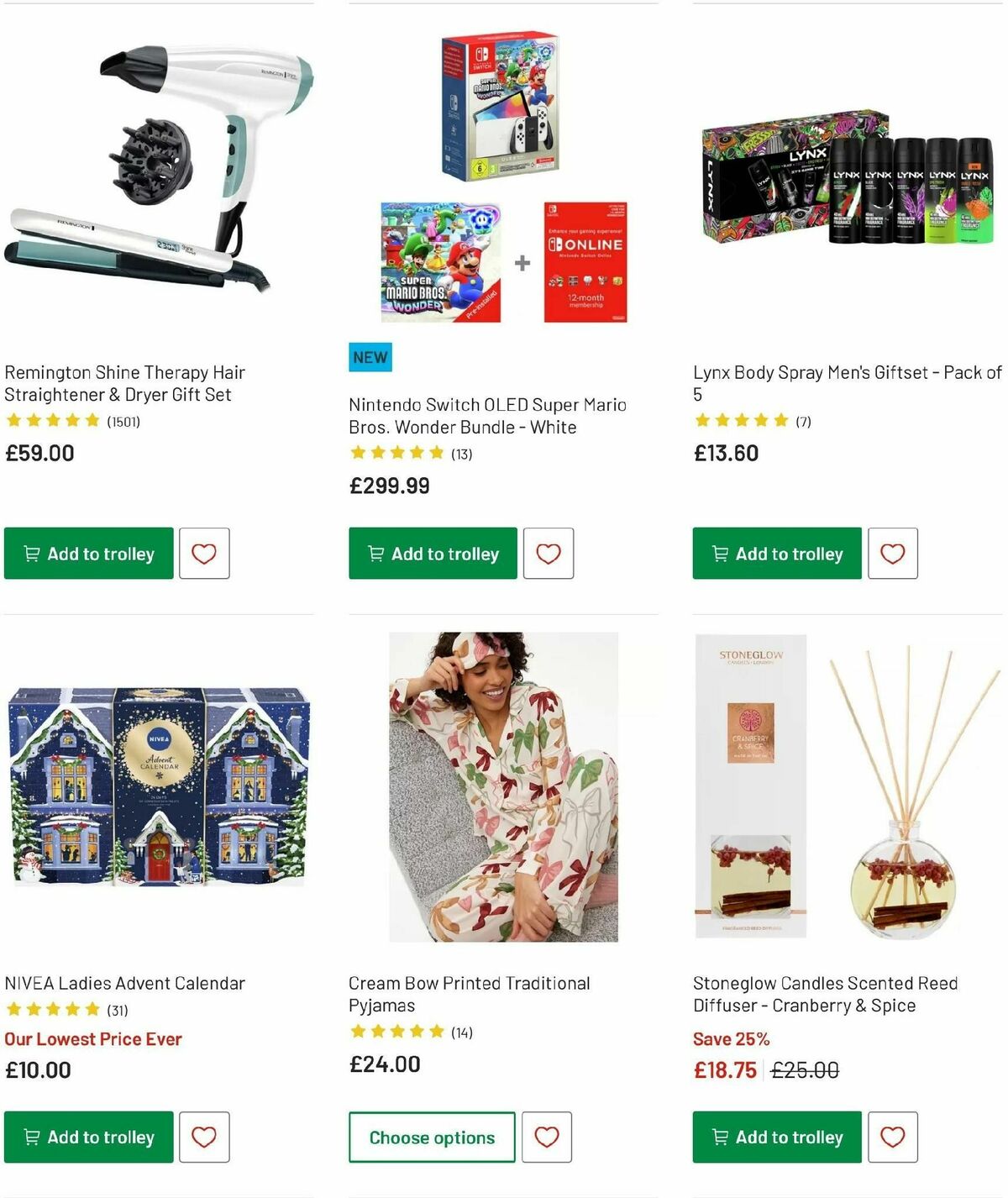 Argos Offers from 9 December