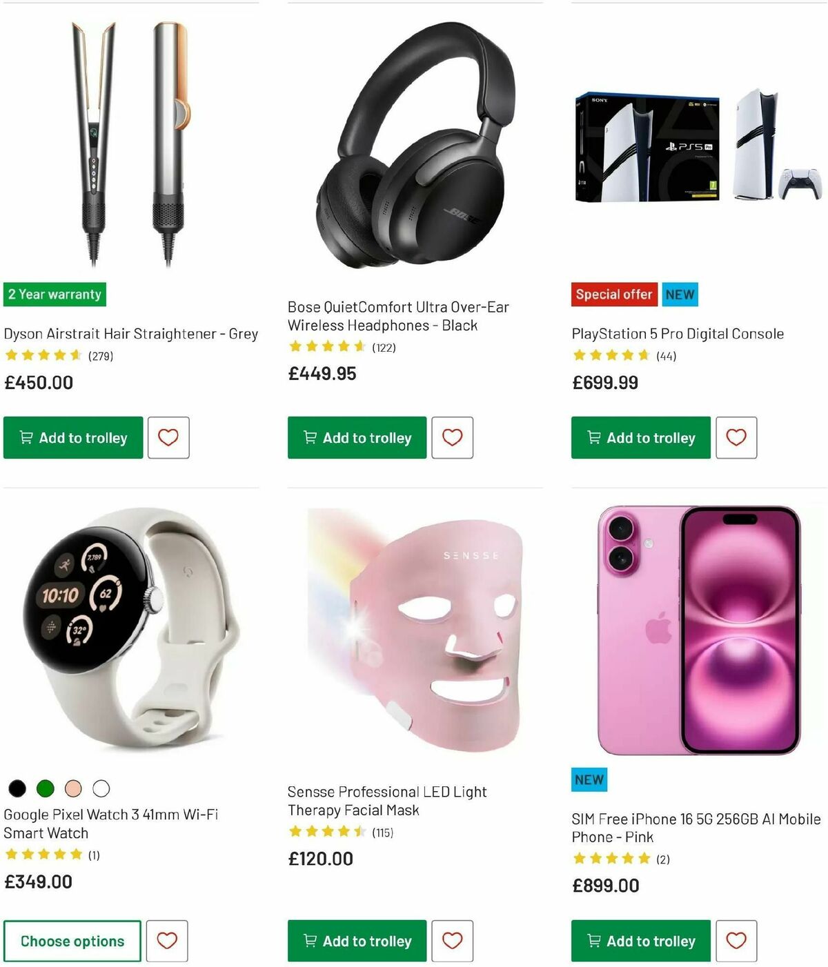 Argos Offers from 9 December