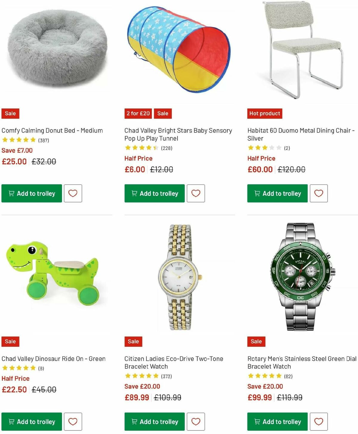 Argos Offers from 2 January