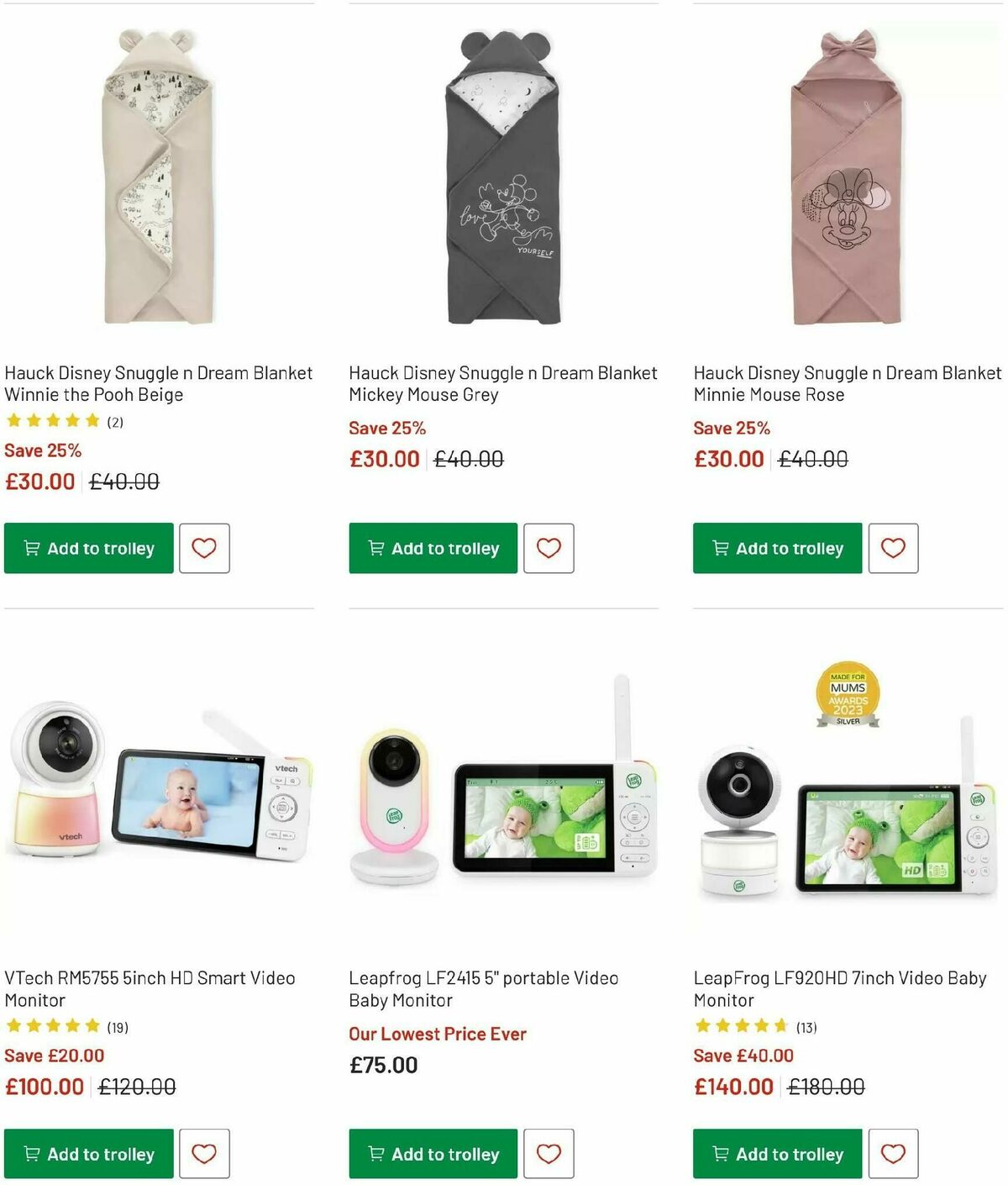 Argos Offers from 22 January