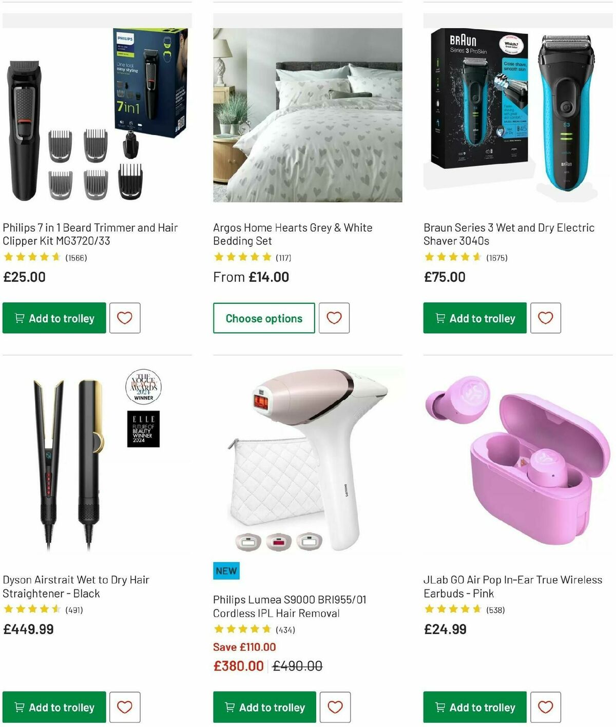 Argos Offers from 2 February