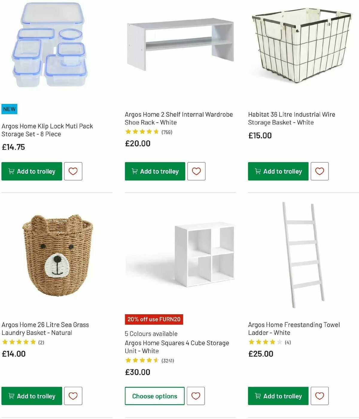 Argos Offers from 11 February