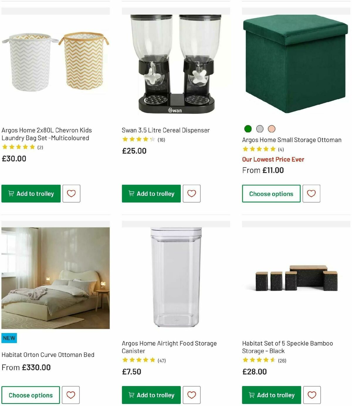 Argos Offers from 11 February