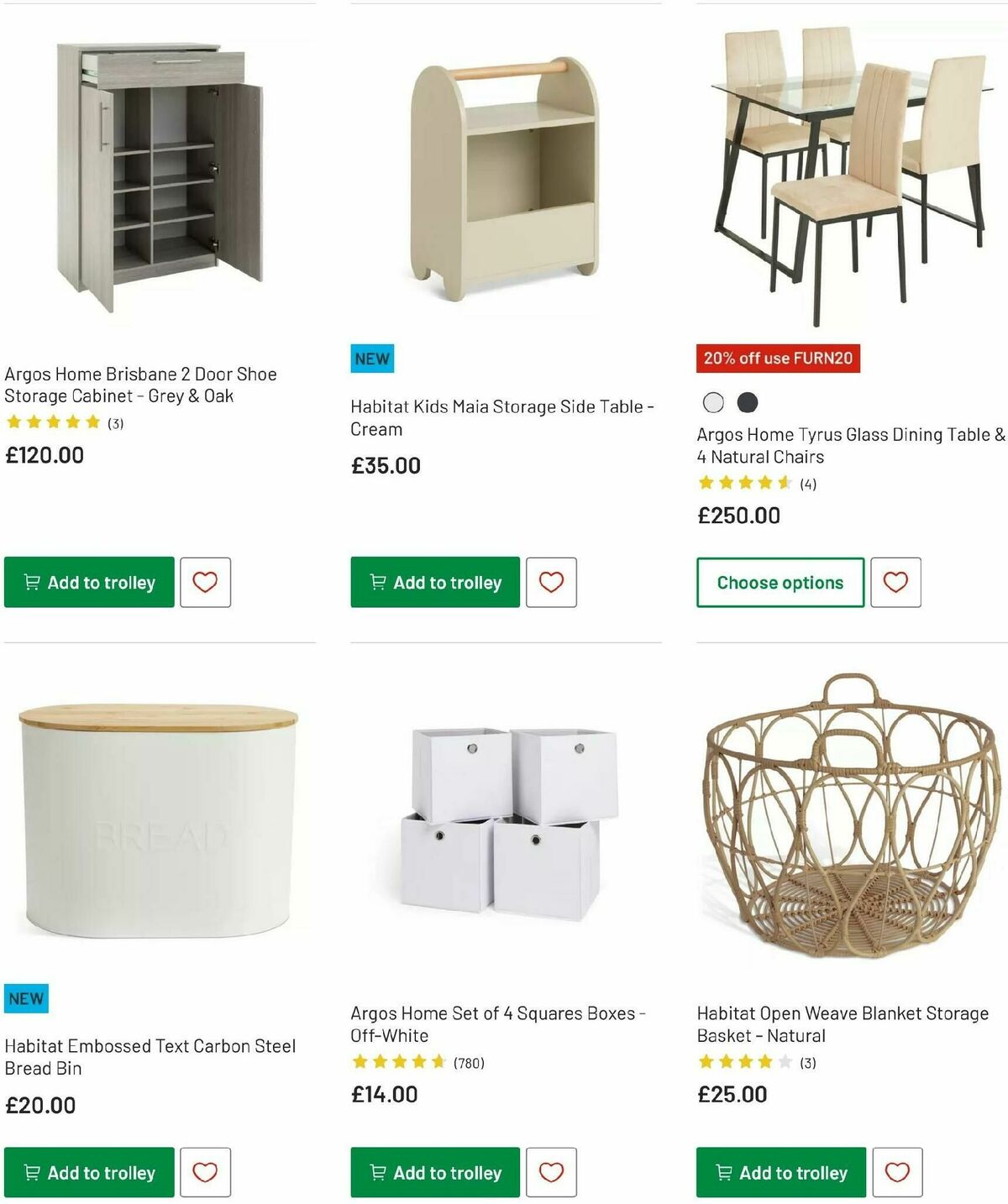 Argos Offers from 11 February