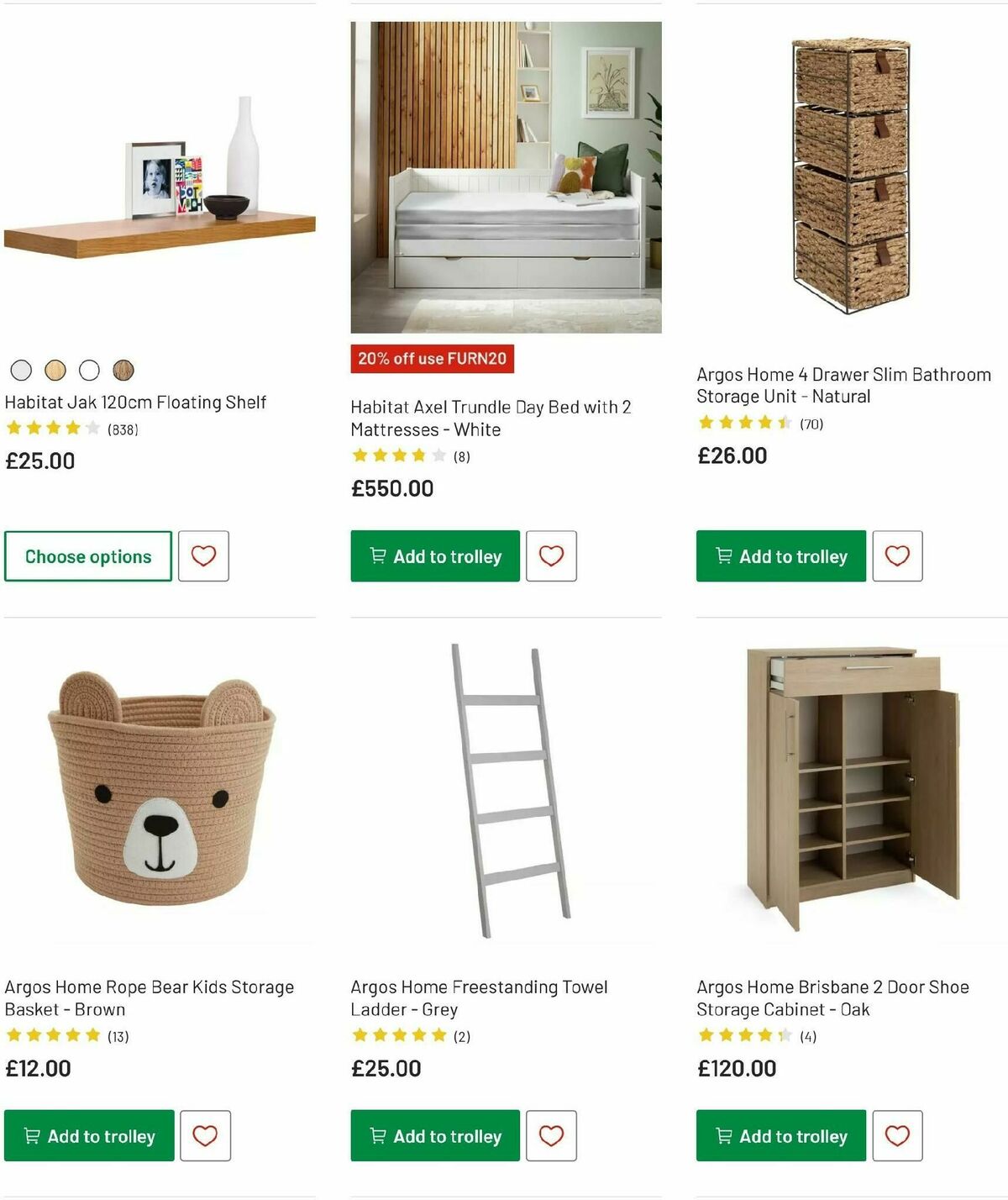 Argos Offers from 11 February