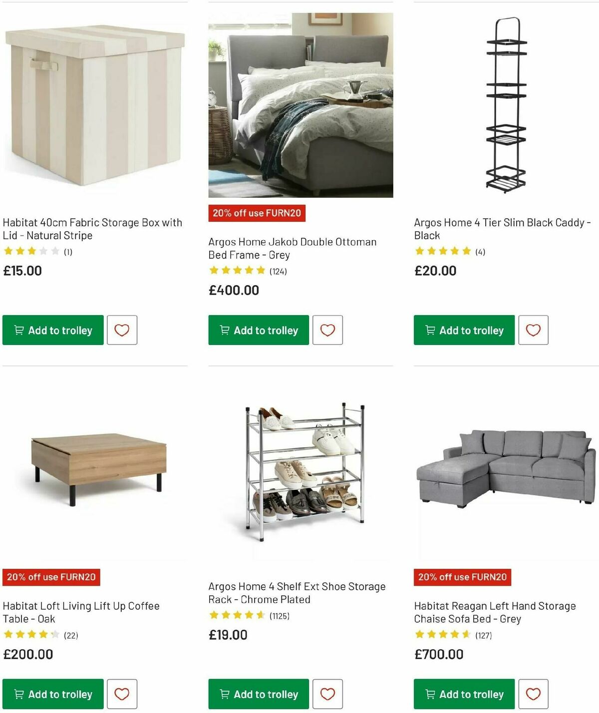 Argos Offers from 11 February