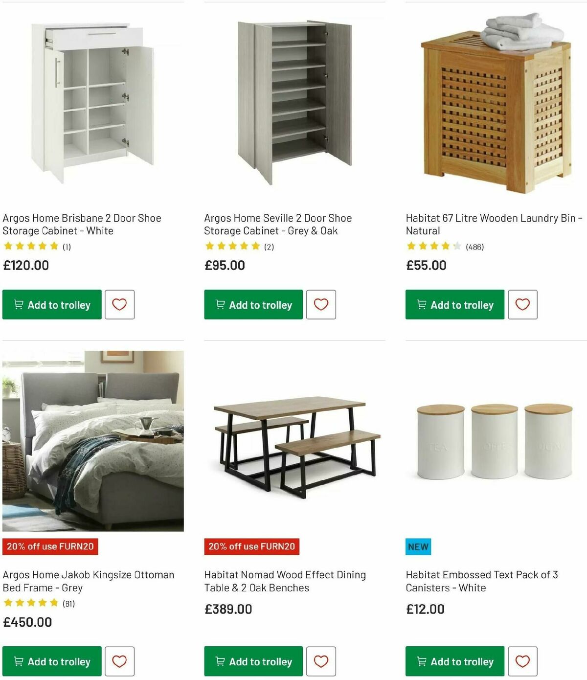 Argos Offers from 11 February