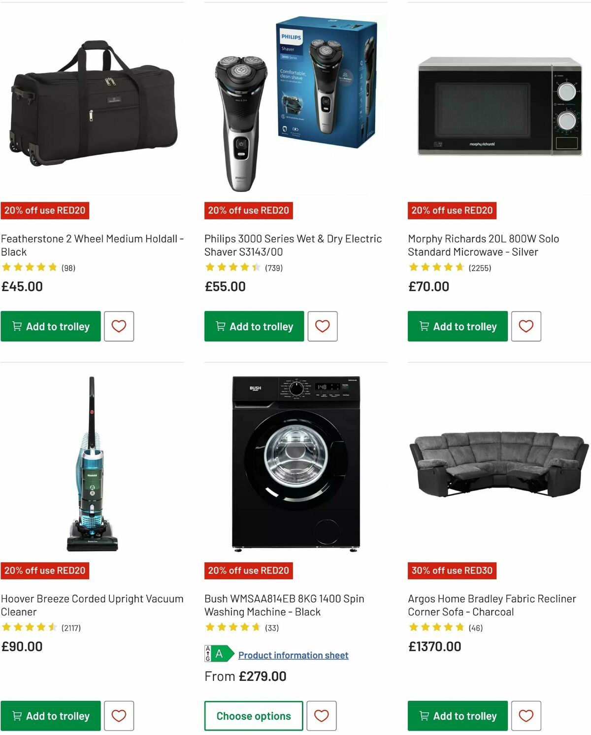 Argos Offers from 17 February