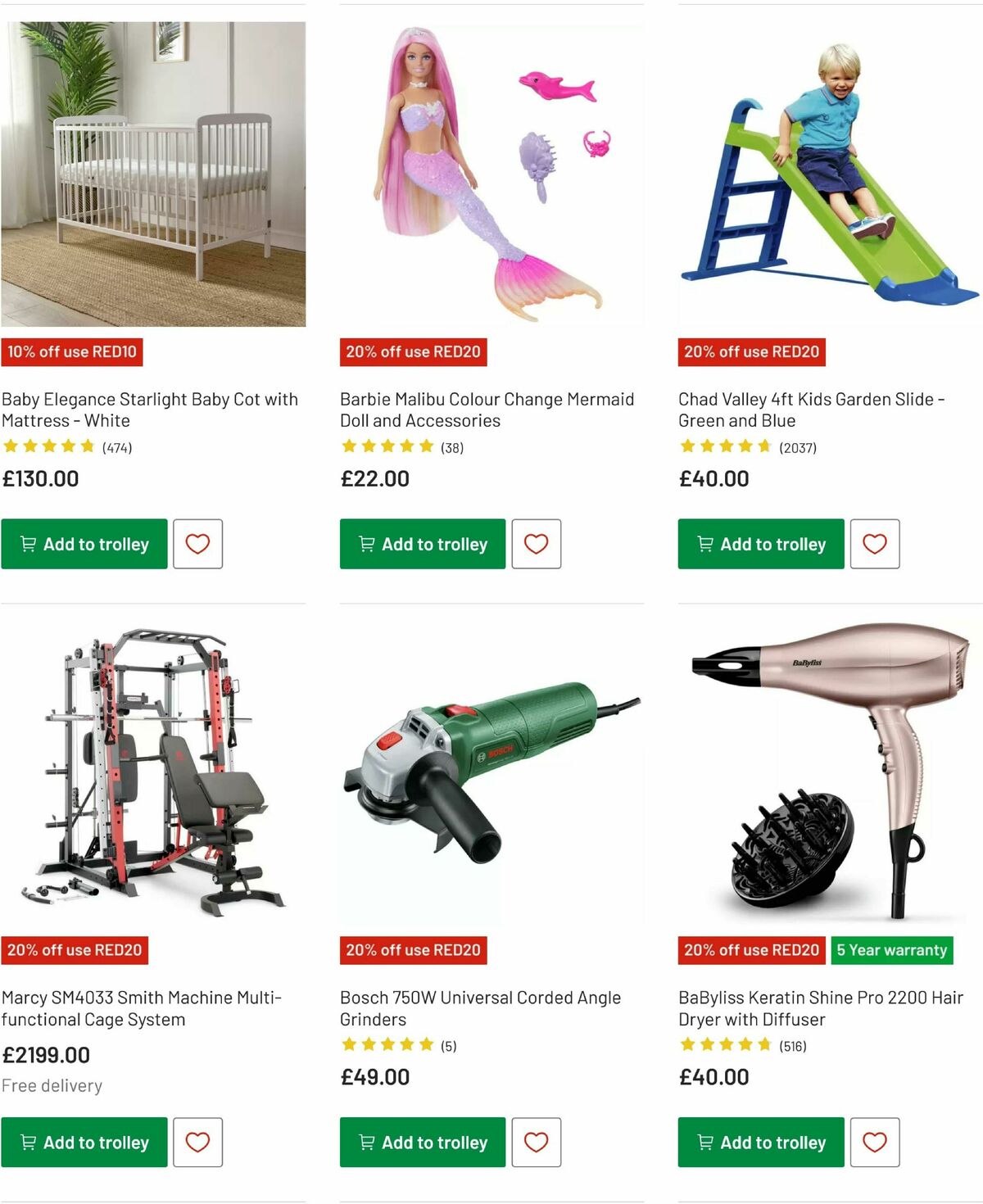 Argos Offers from 17 February