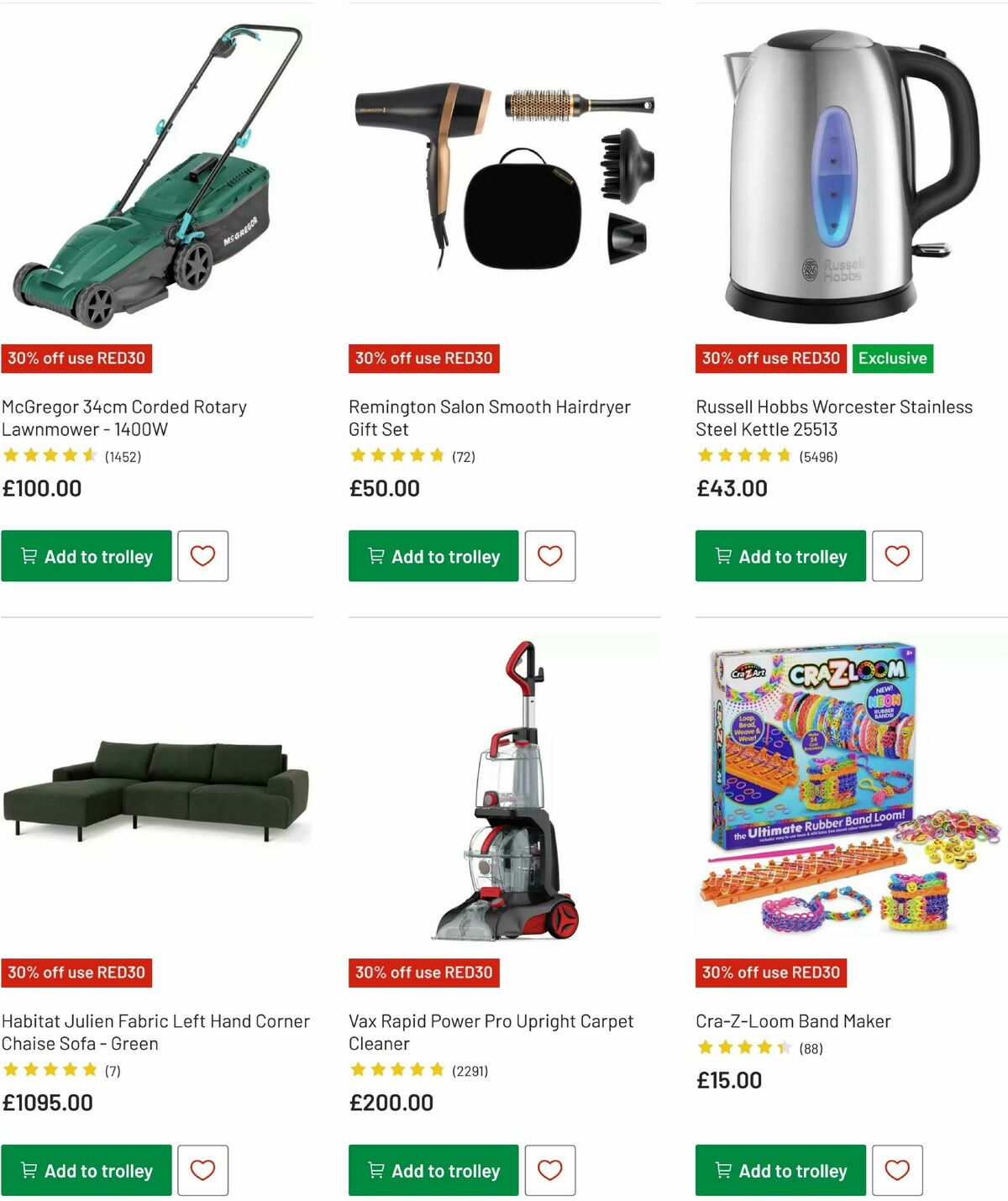Argos Offers from 17 February