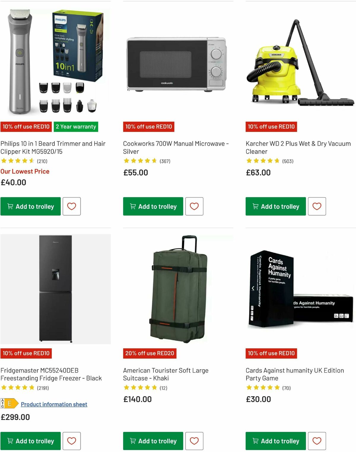 Argos Offers from 17 February