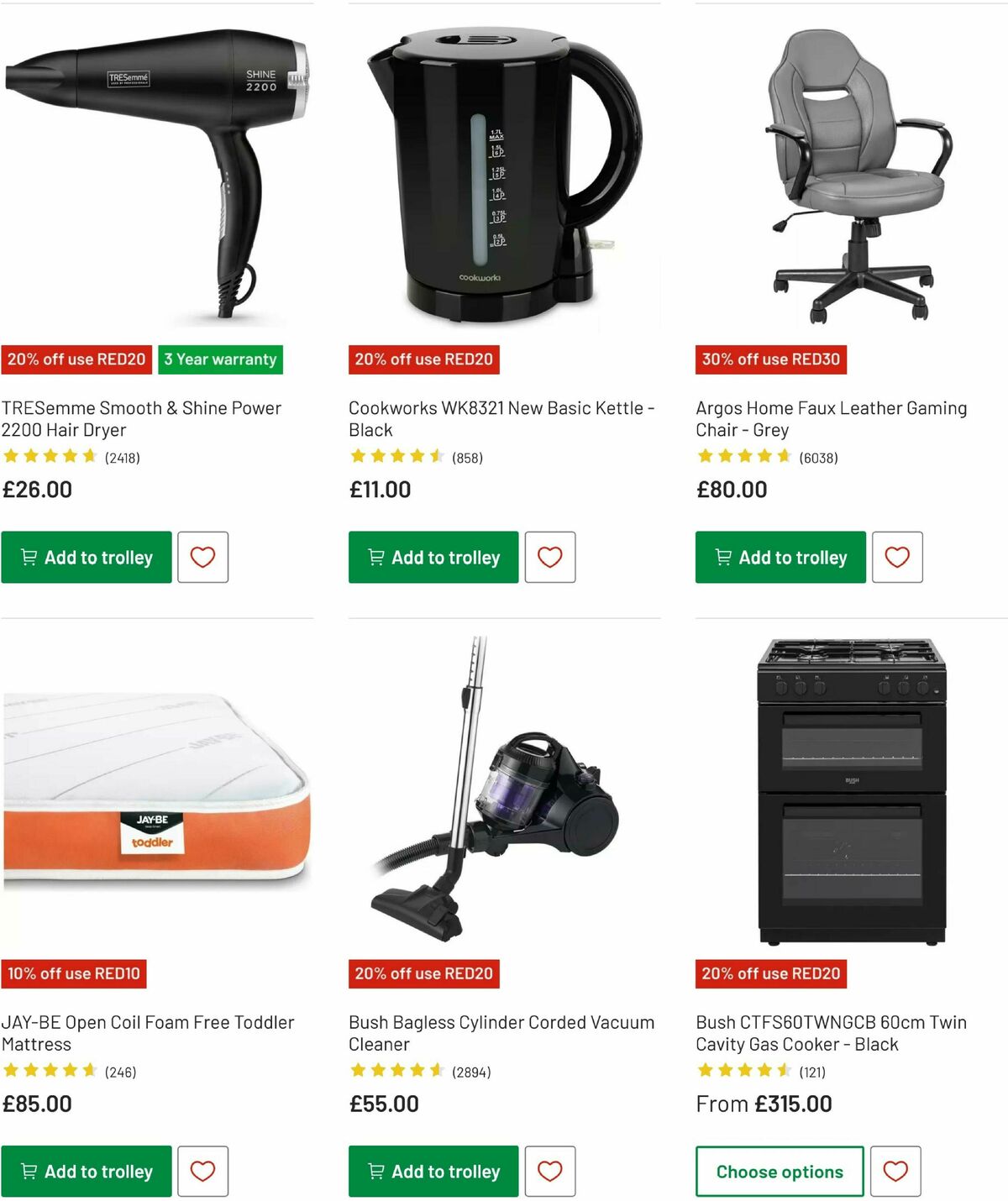 Argos Offers from 17 February