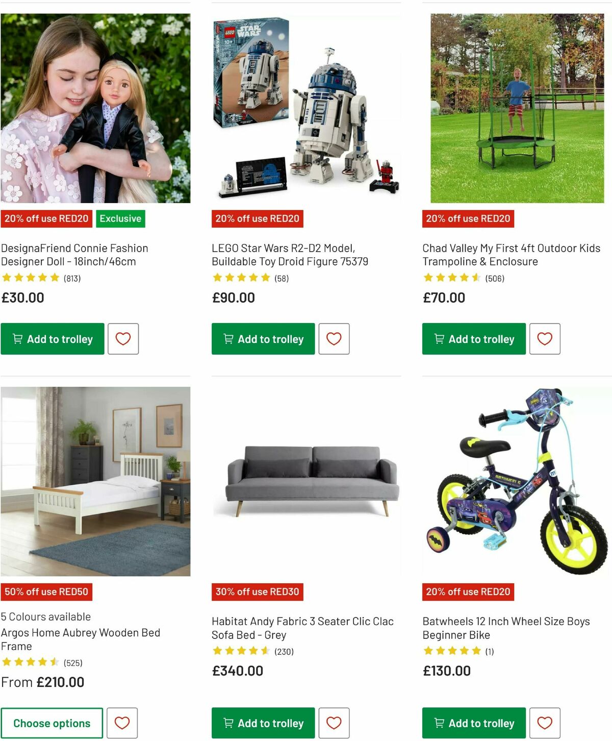 Argos Offers from 17 February