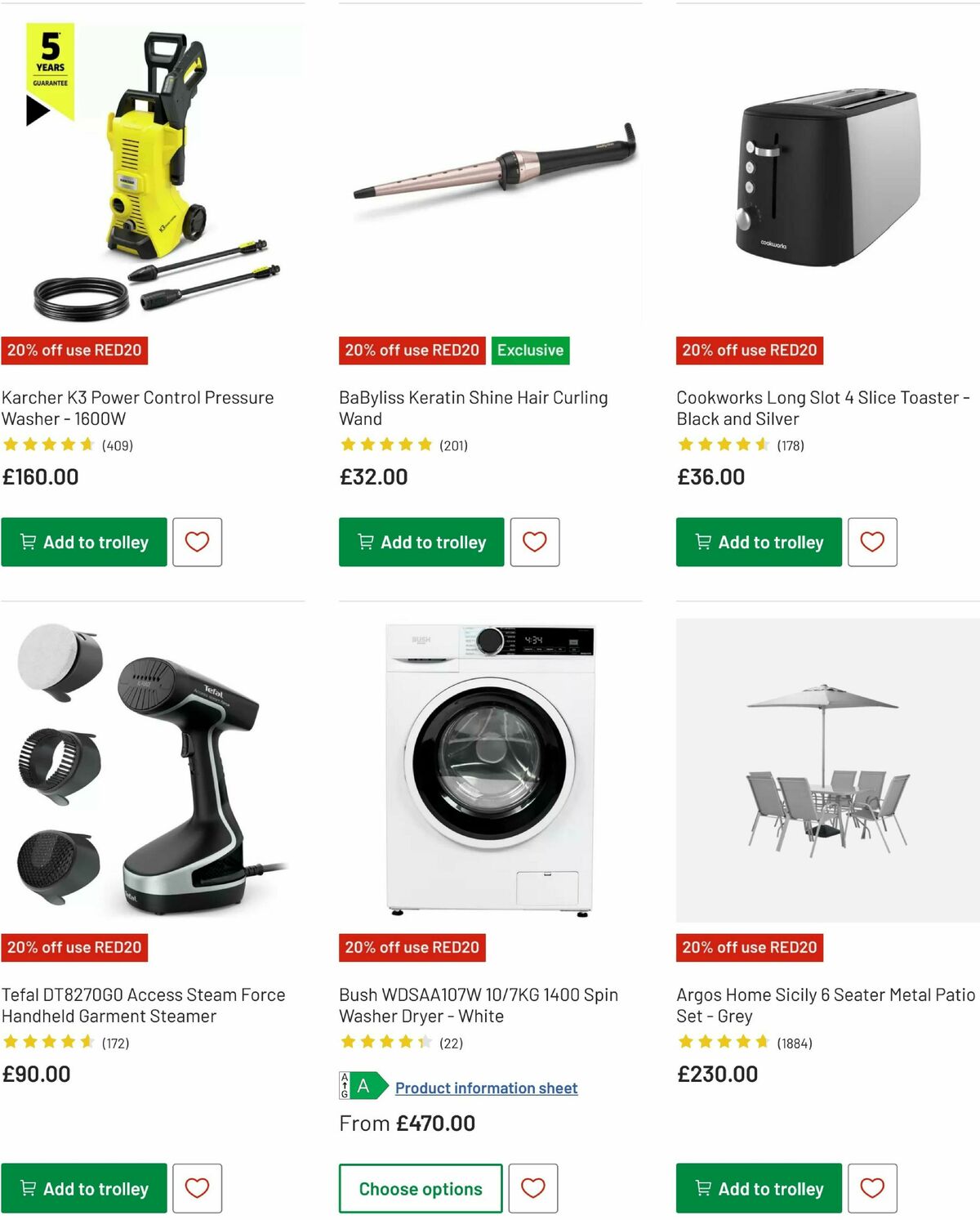 Argos Offers from 17 February