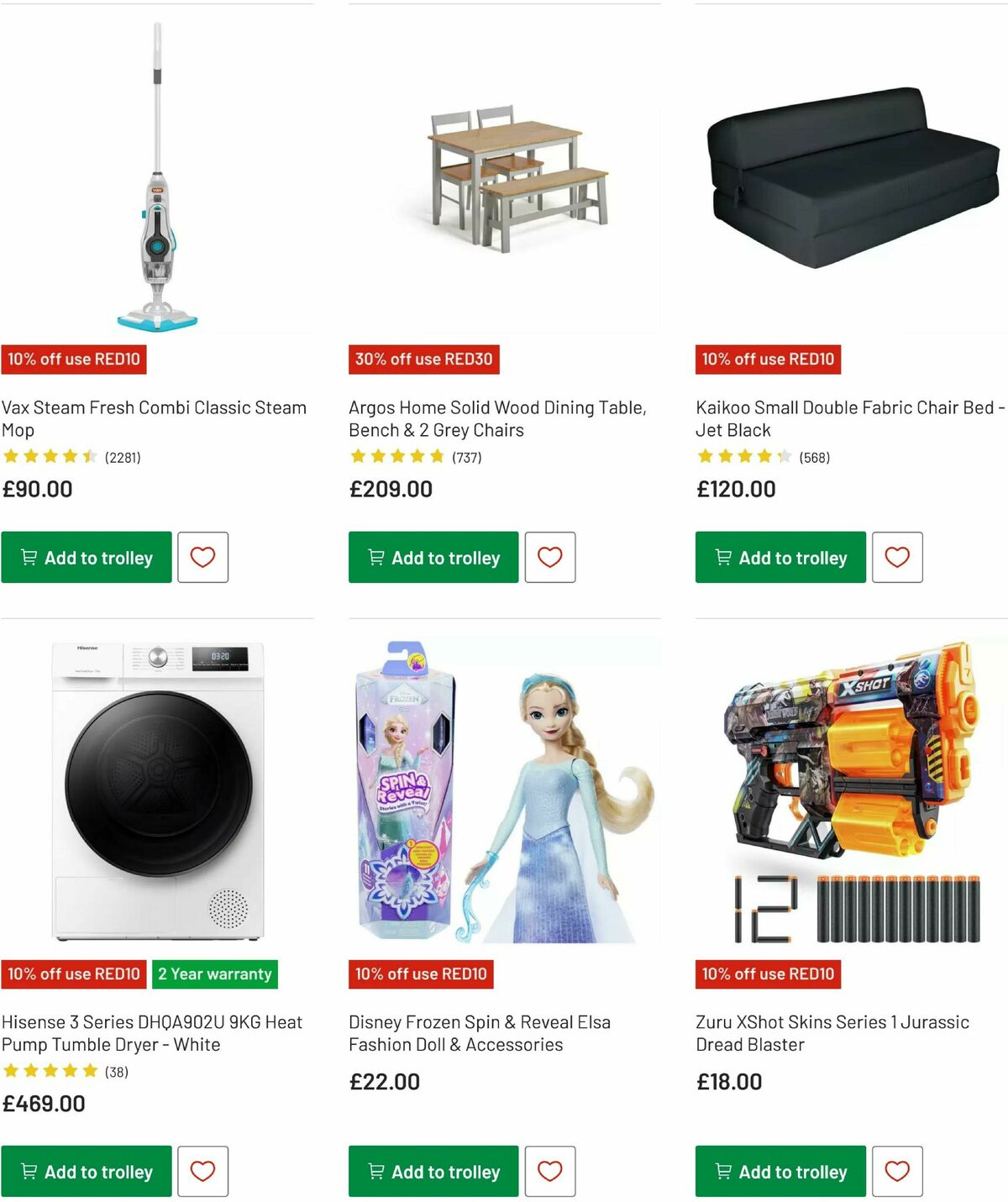 Argos Offers from 17 February