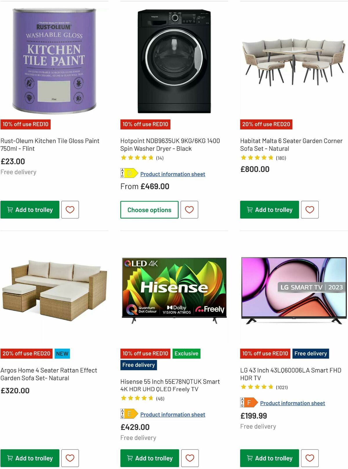 Argos Offers from 17 February