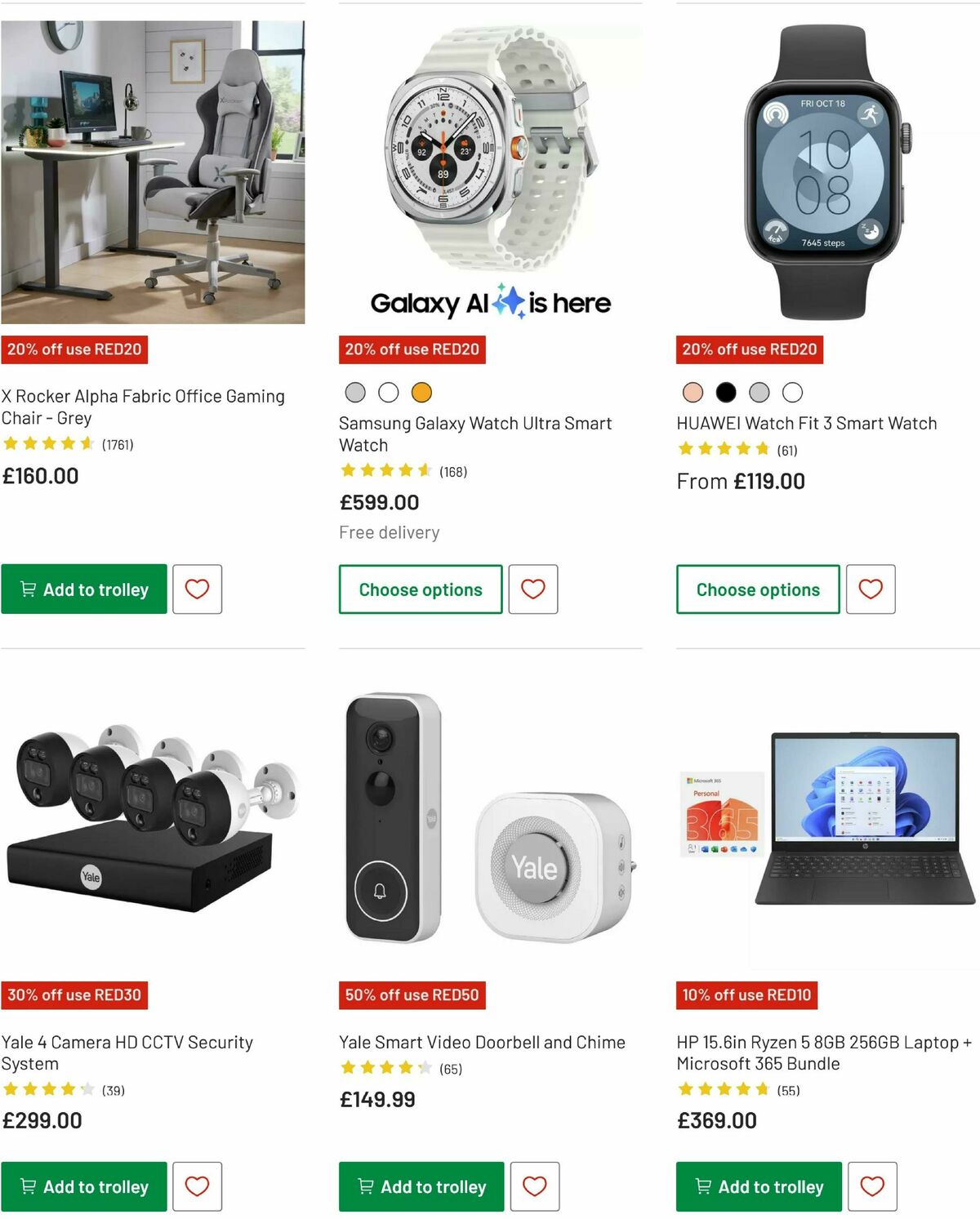 Argos Offers from 17 February