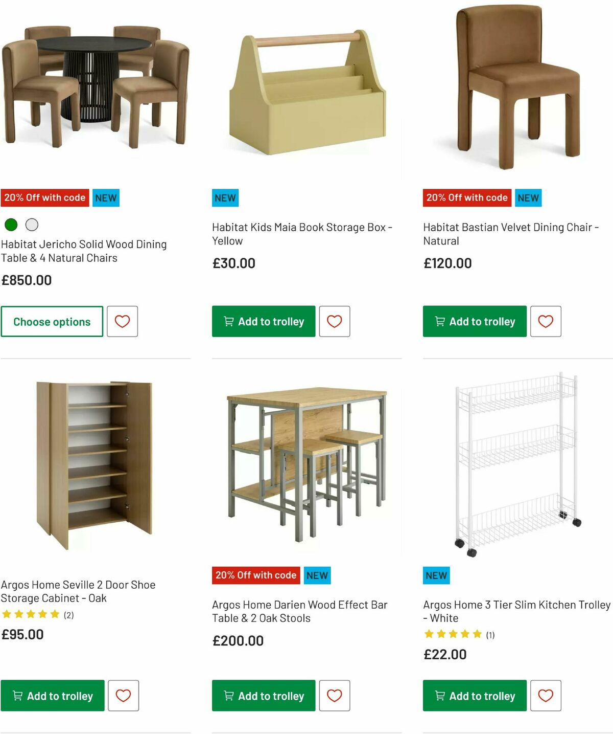 Argos Offers from 26 February