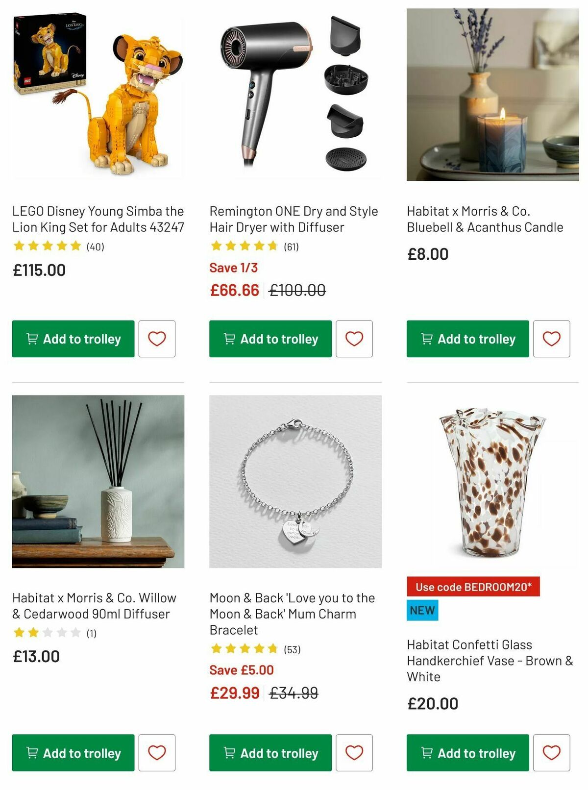 Argos Mother's Day Offers from 11 March