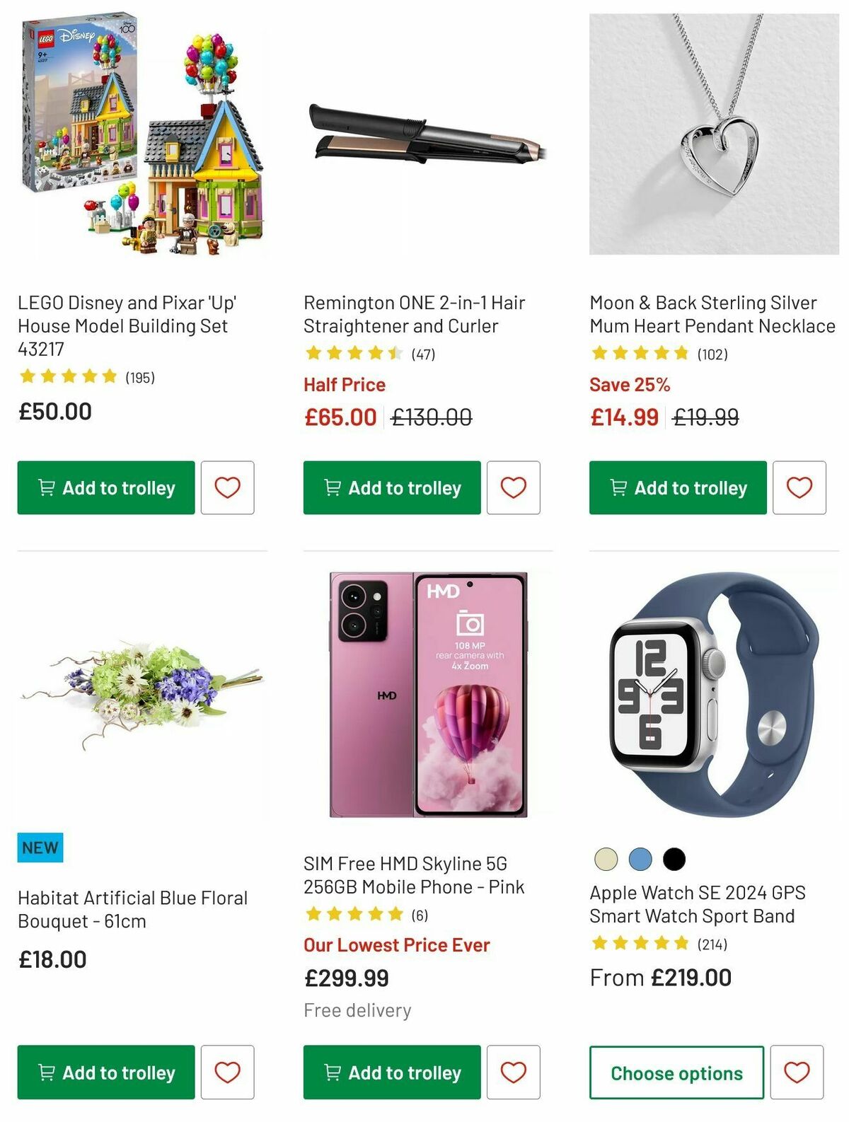 Argos Mother's Day Offers from 11 March