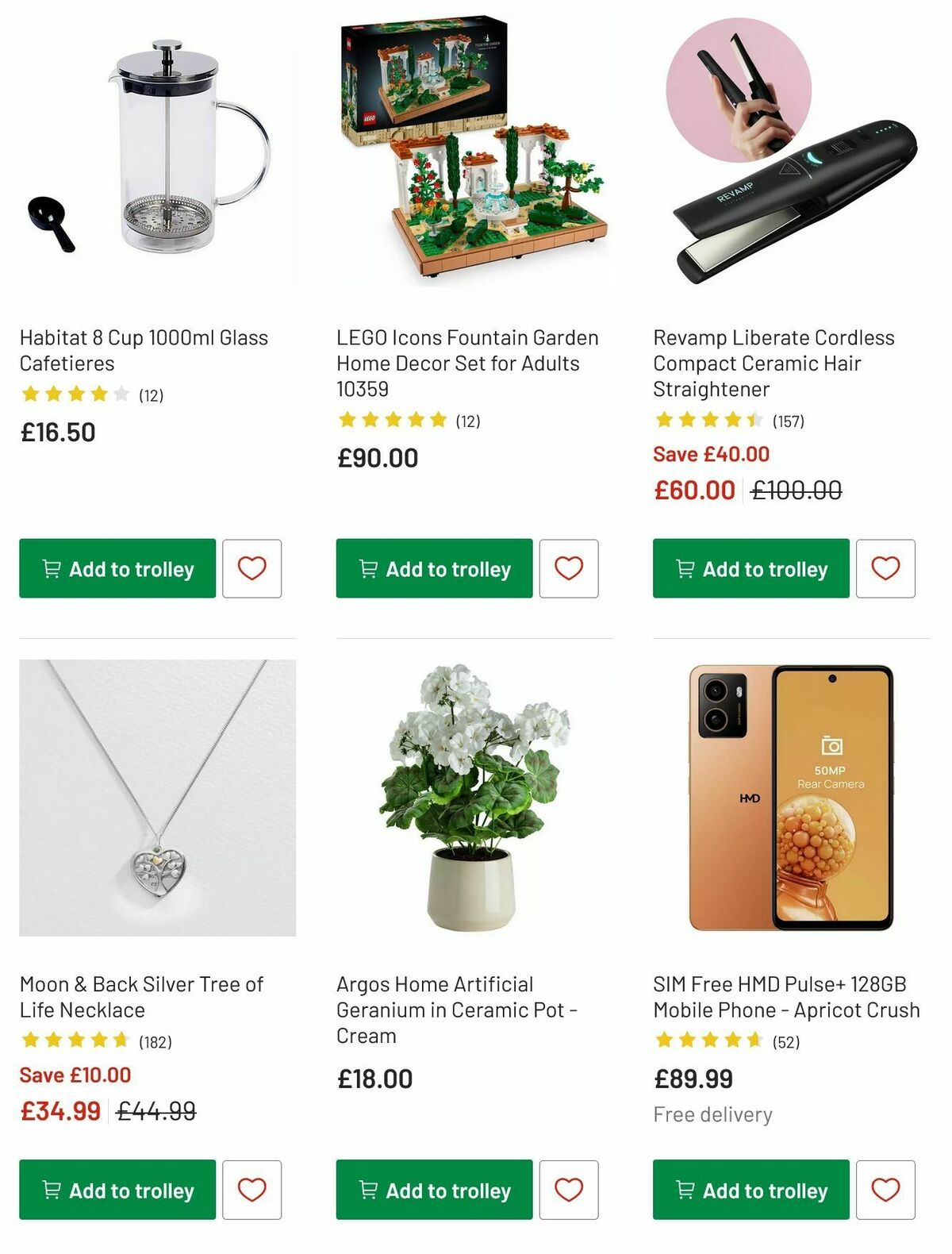 Argos Mother's Day Offers from 11 March