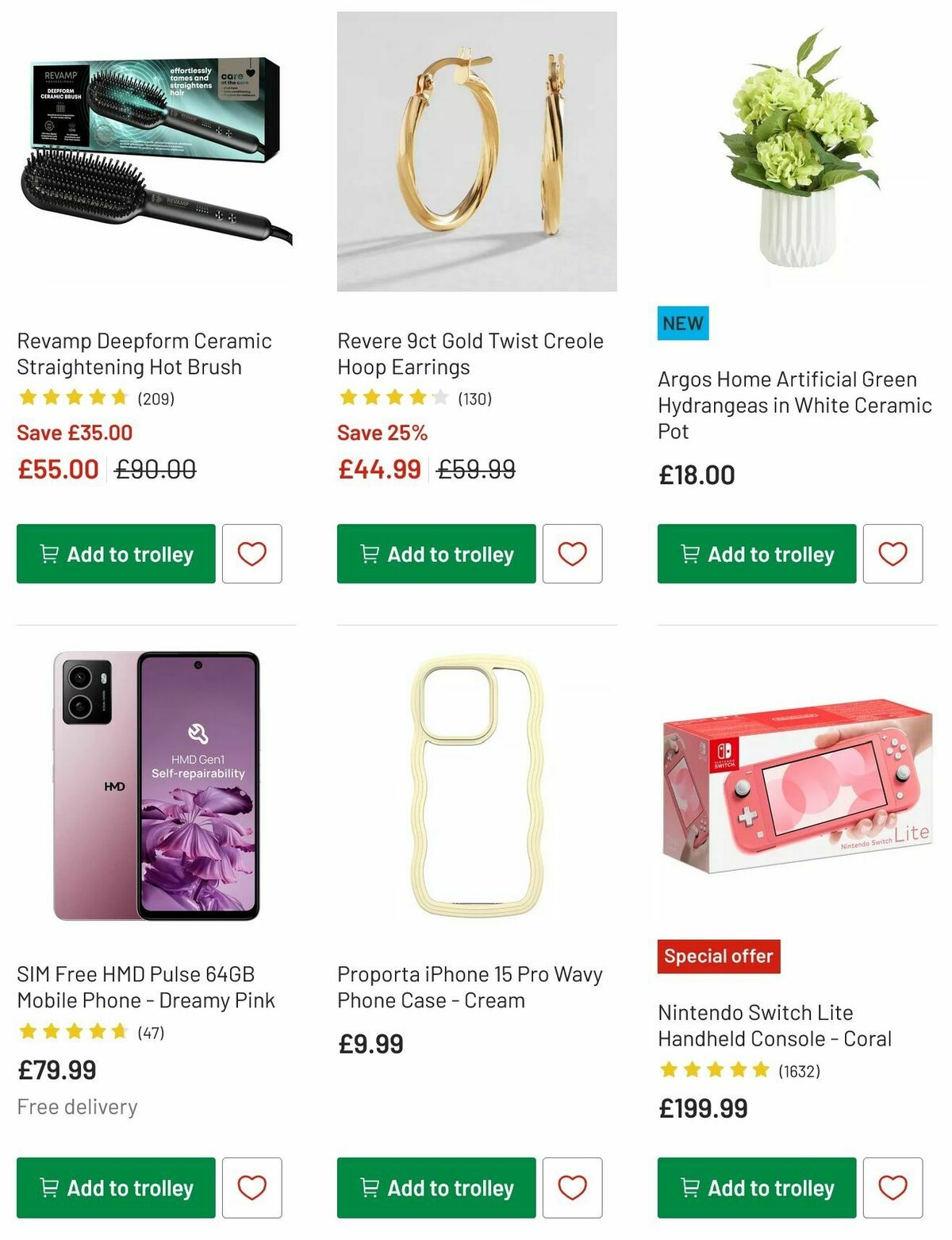 Argos Mother's Day Offers from 11 March