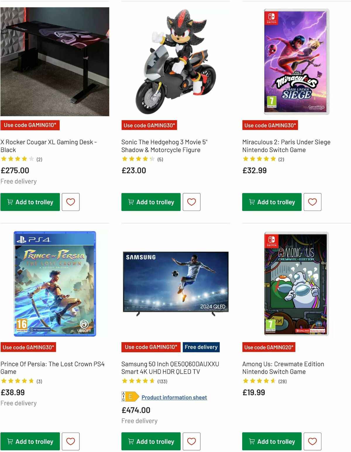 Argos Offers from 24 March