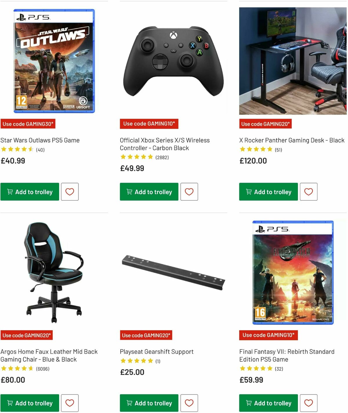 Argos Offers from 24 March