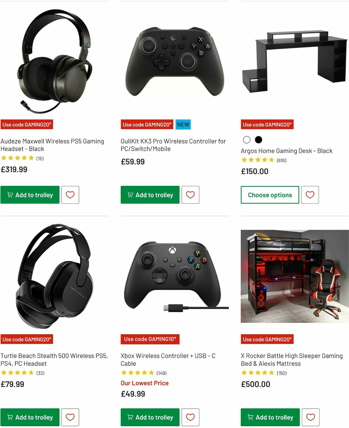 Argos Offers from 24 March