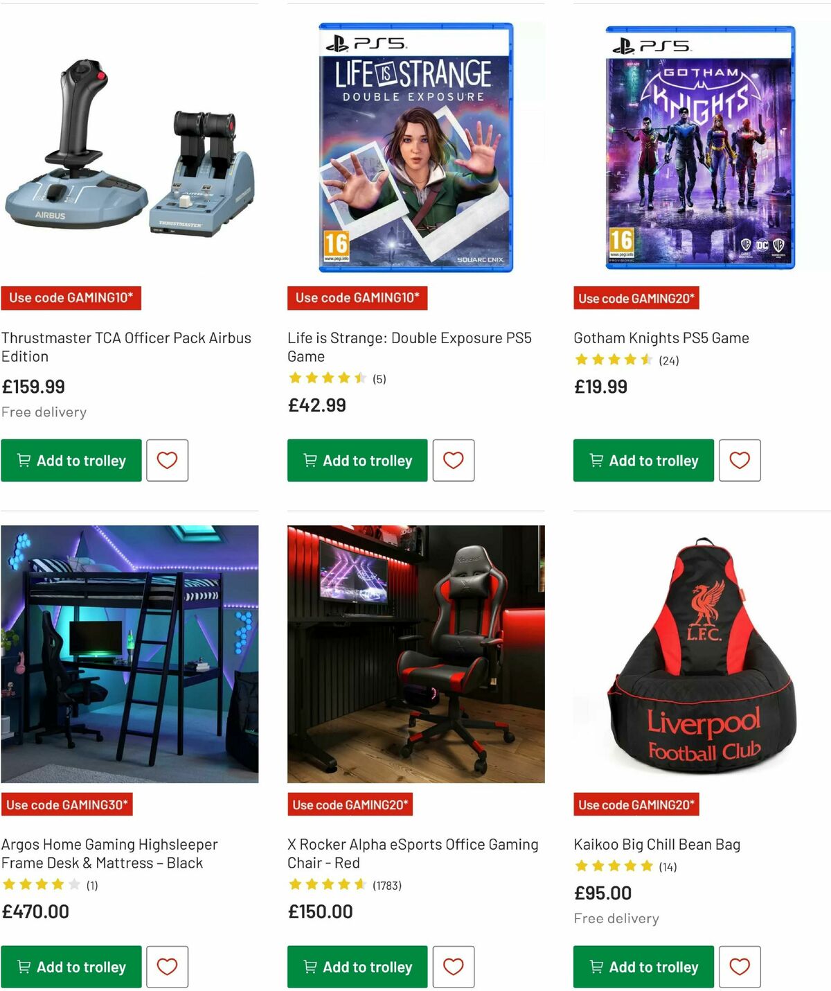 Argos Offers from 24 March