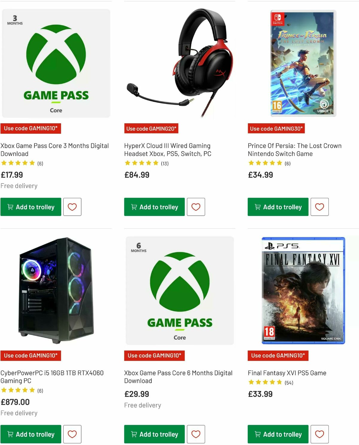 Argos Offers from 24 March