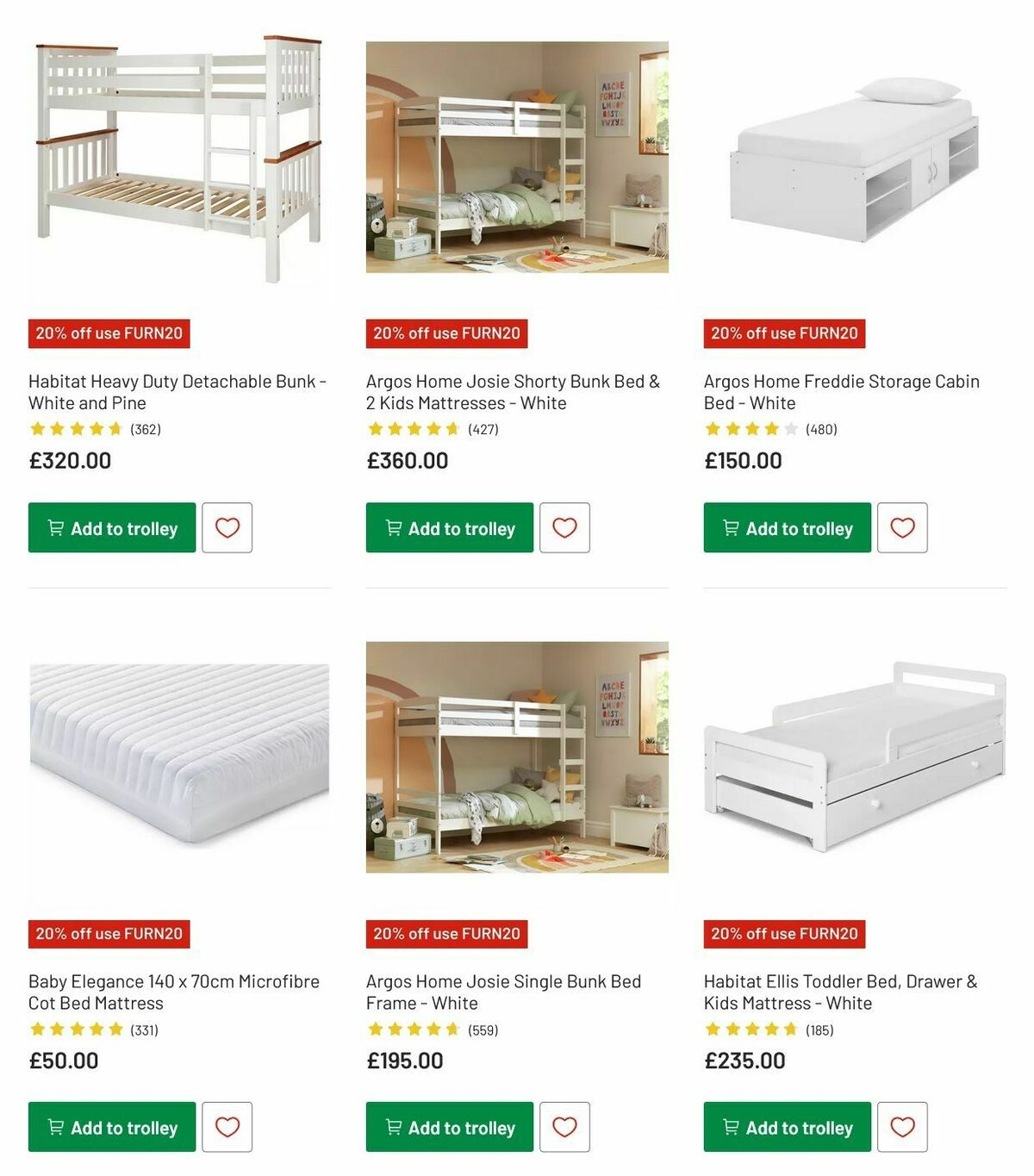 Argos Offers from 6 May