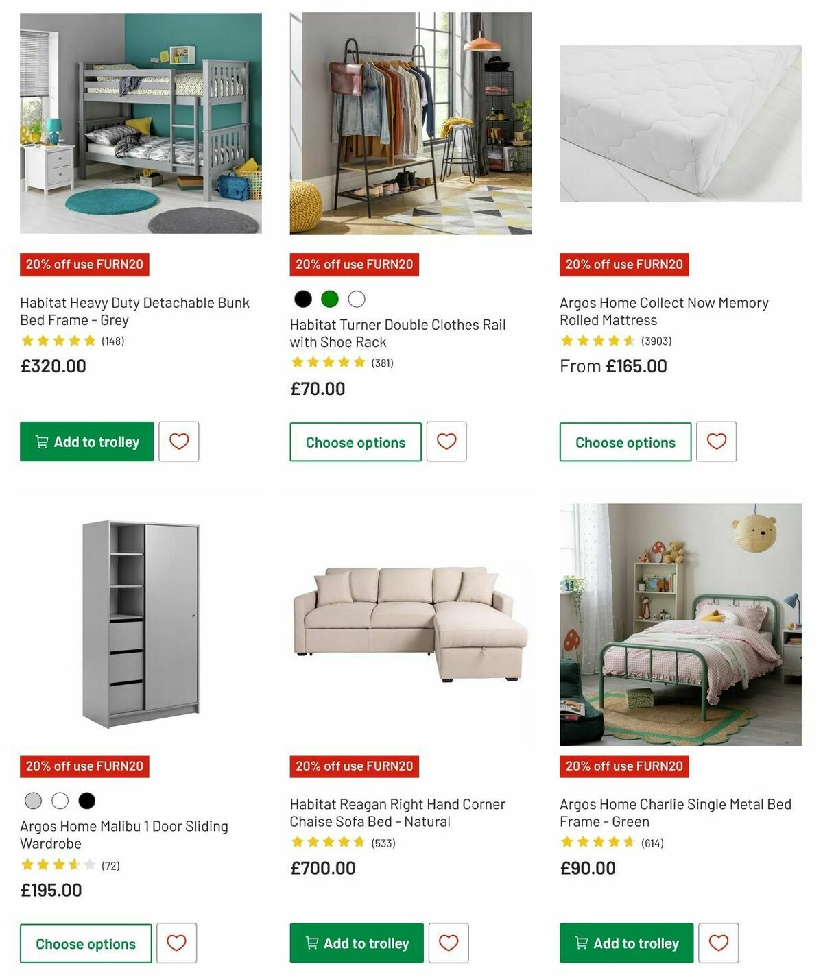 Argos Offers from 6 May