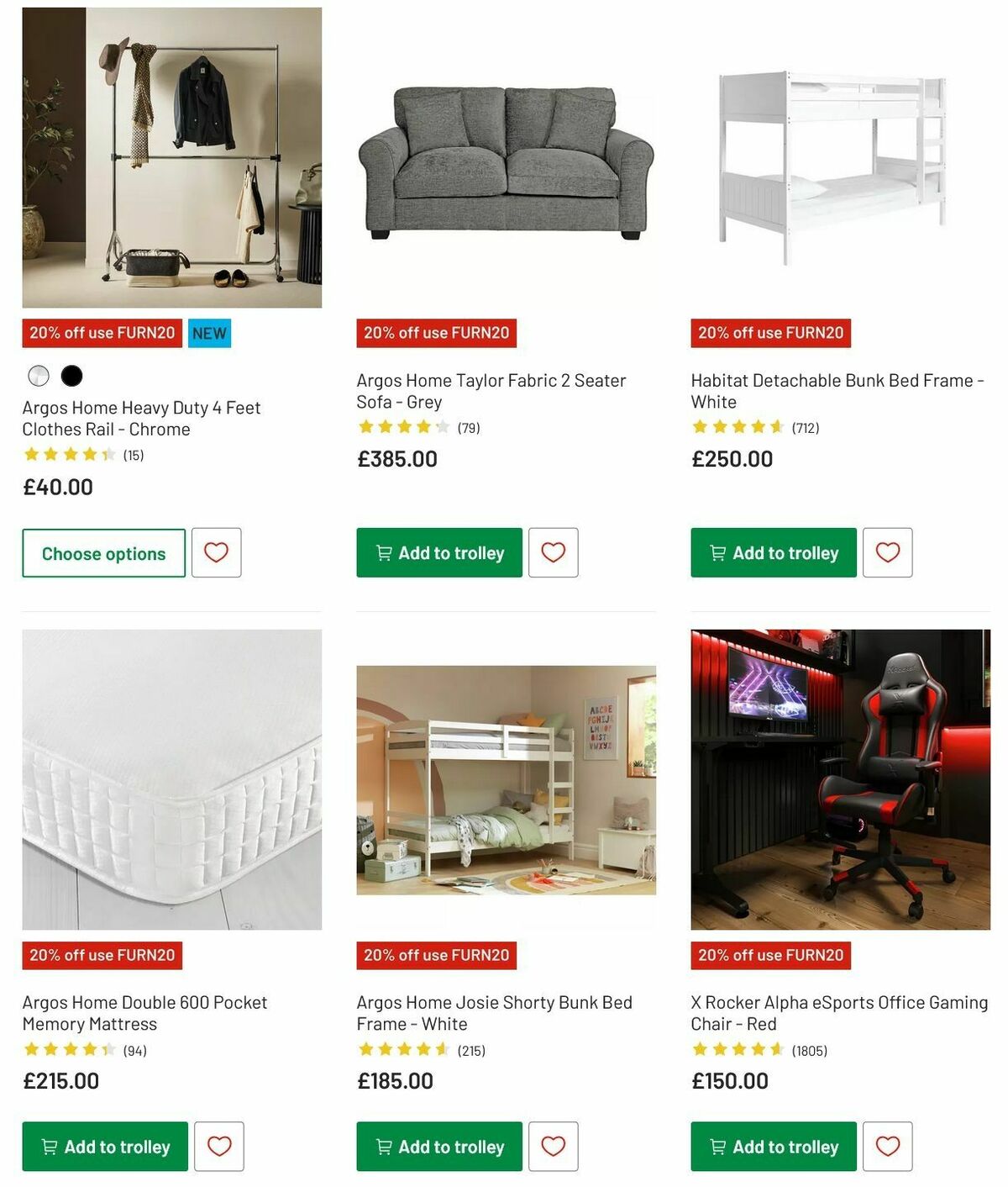 Argos Offers from 6 May