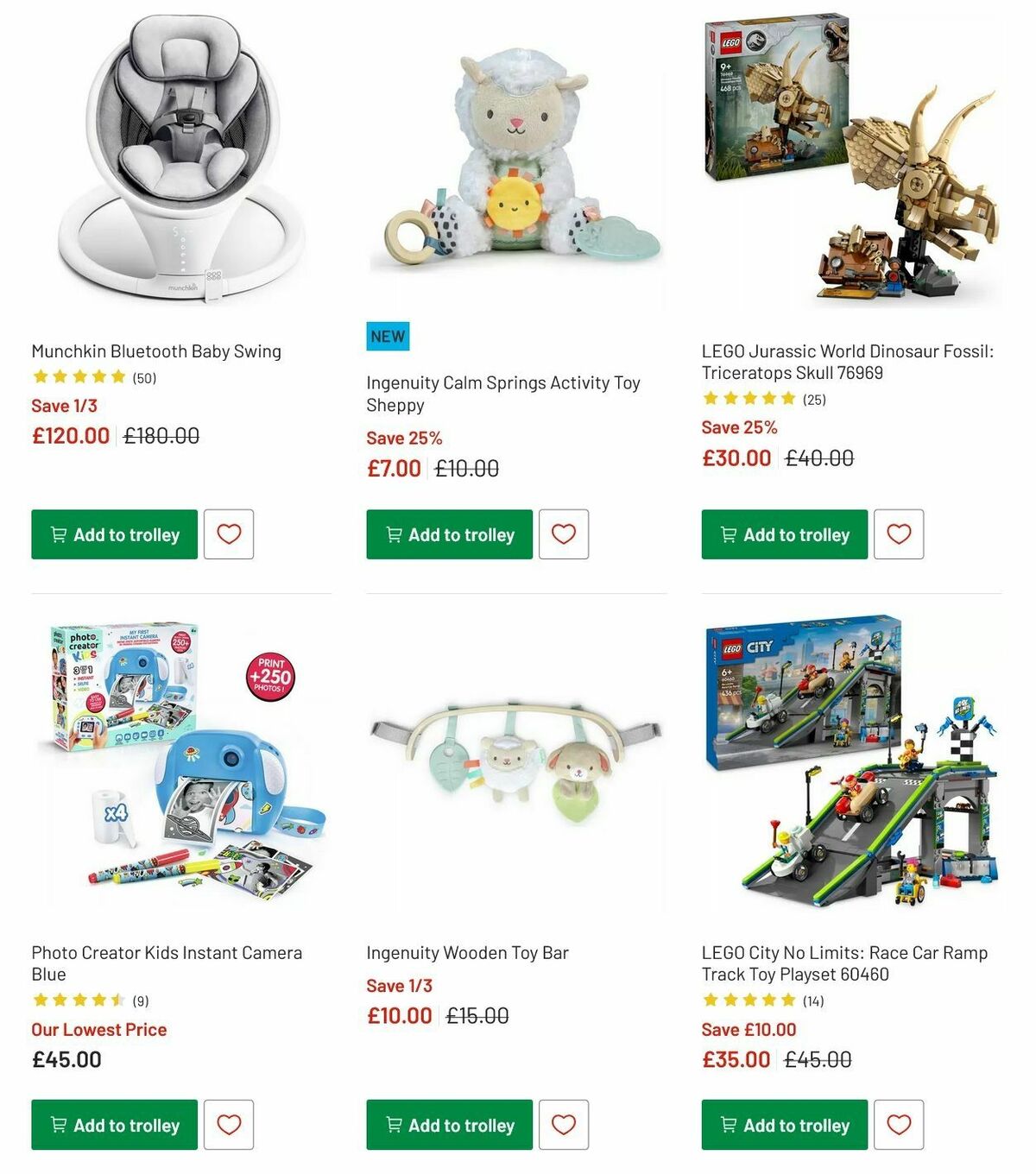 Argos Offers from 6 May