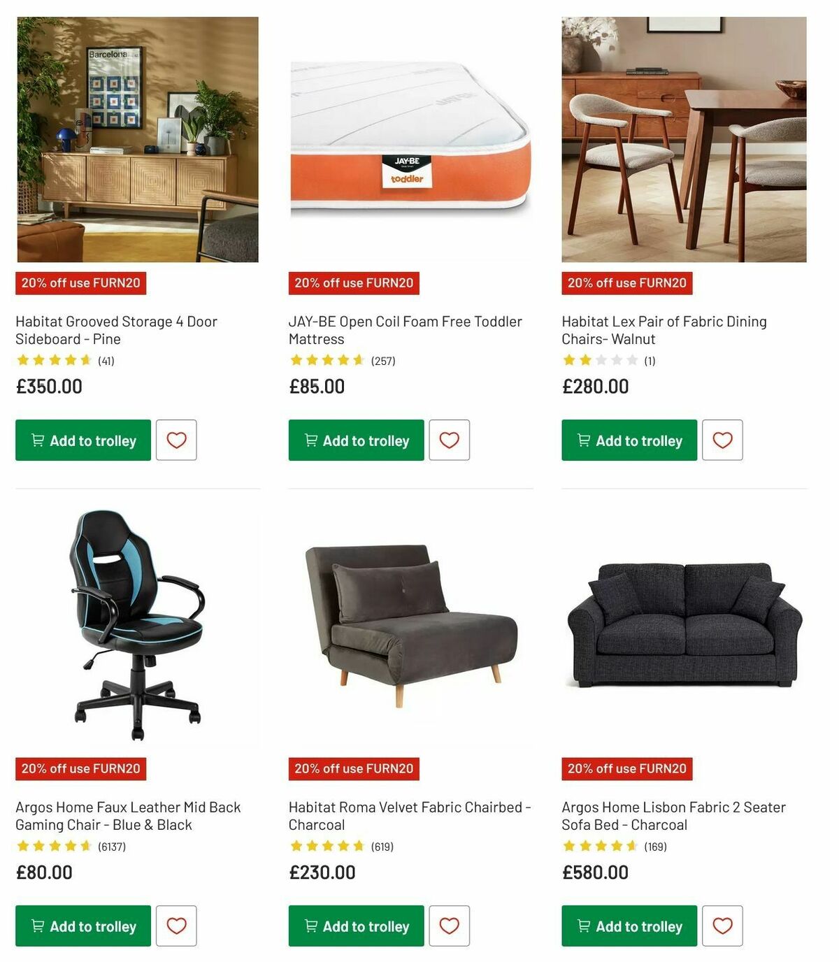 Argos Offers from 6 May