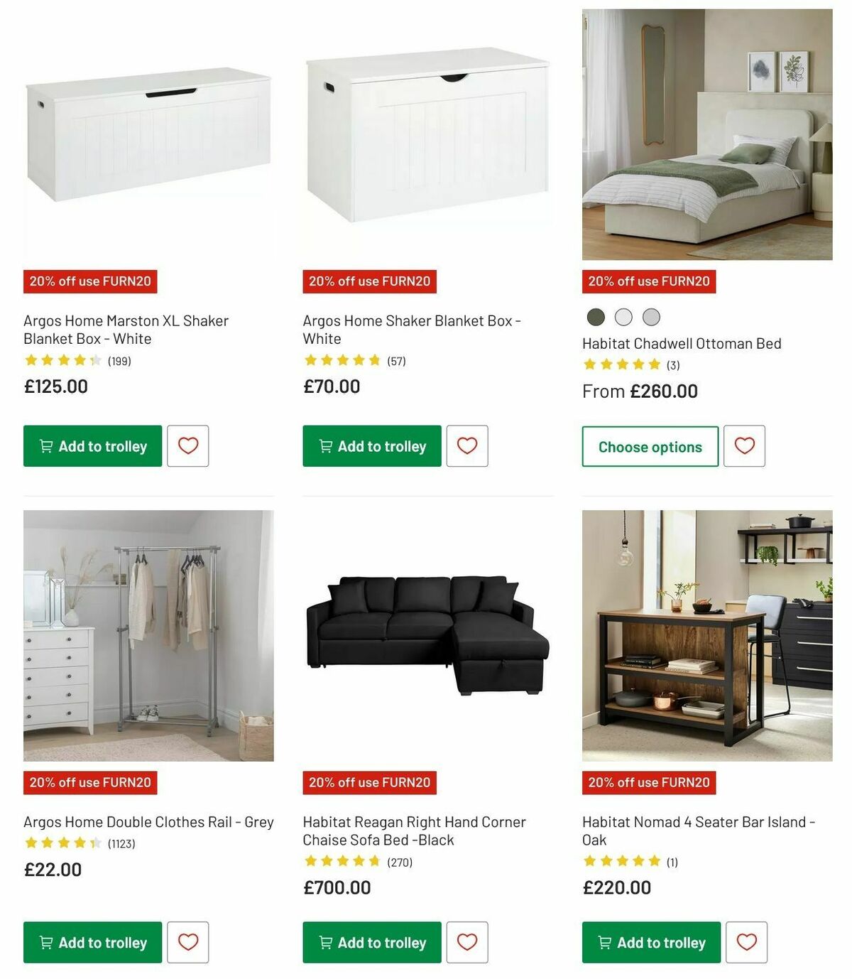 Argos Offers from 6 May